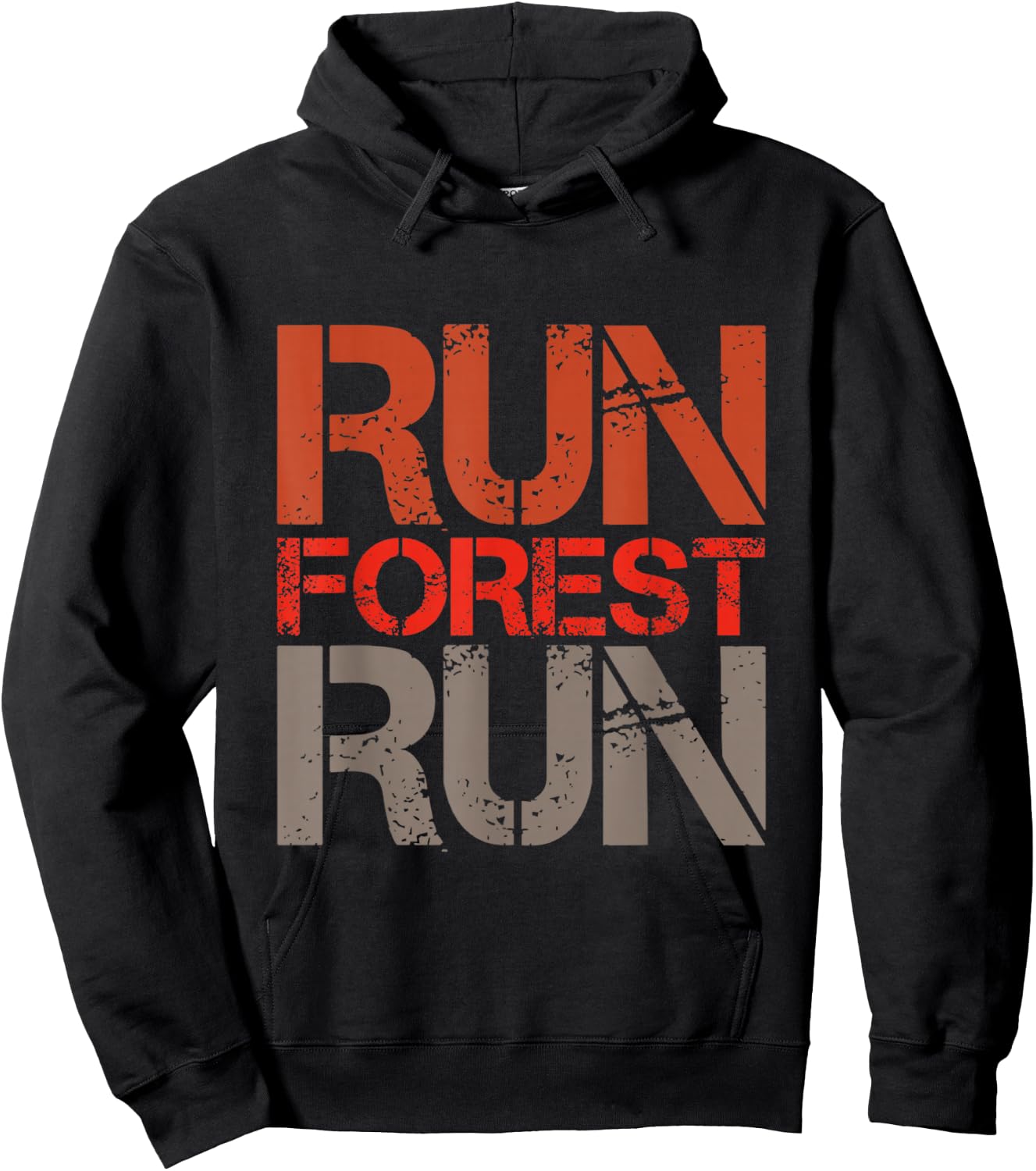 Logger Woodsman Vintage Run Forest Run Lumberjack Chainsaw Hoodie - Hoodie | Black