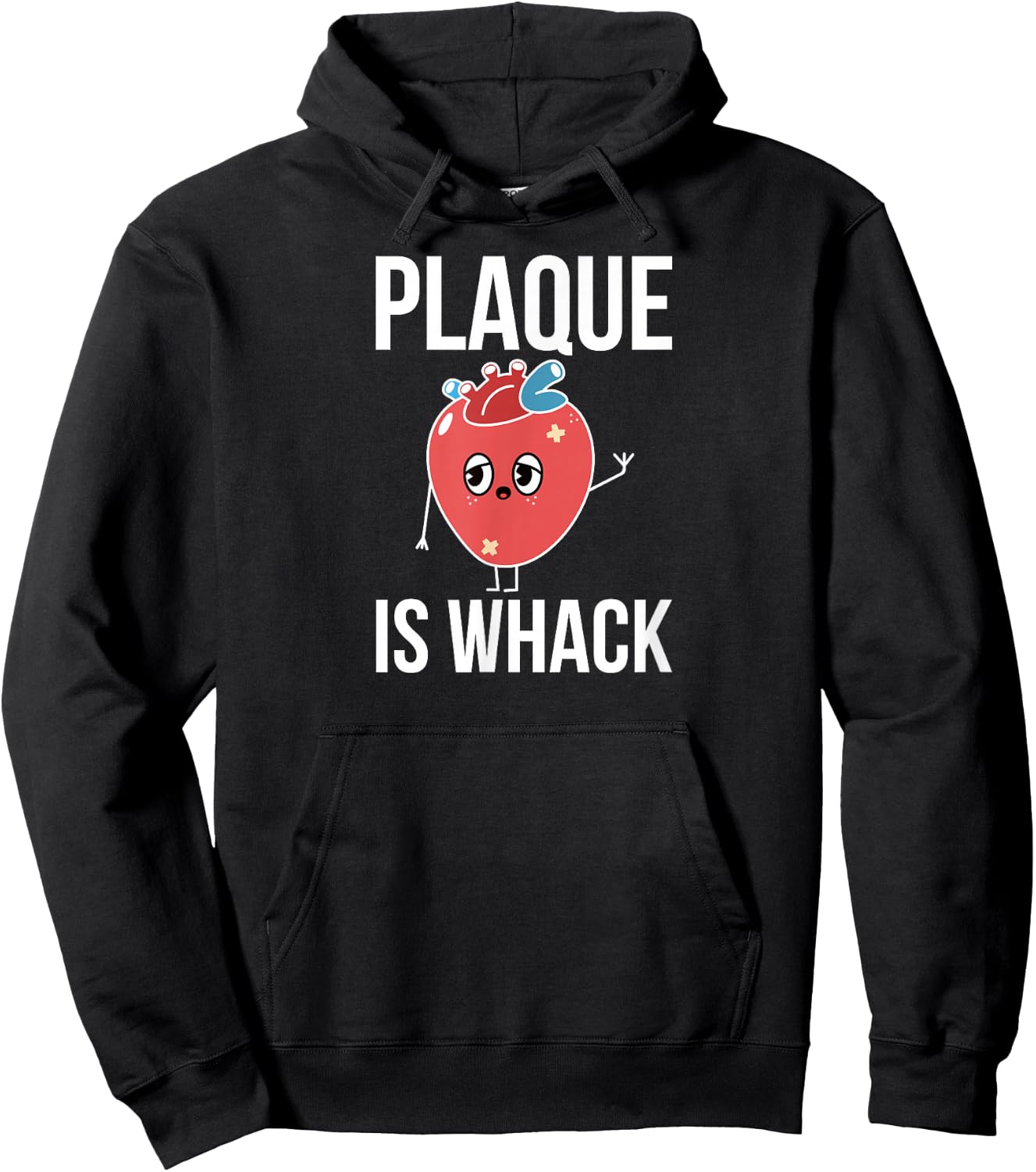Plaque Is Whack Cardiologist Cardiology Cardiologists Hoodie - Hoodie | Black