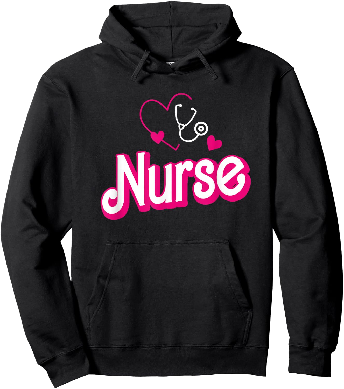 Retro Nurse Gifts Nurse Week Gifts Funny Nurse Hoodie - Hoodie | Black