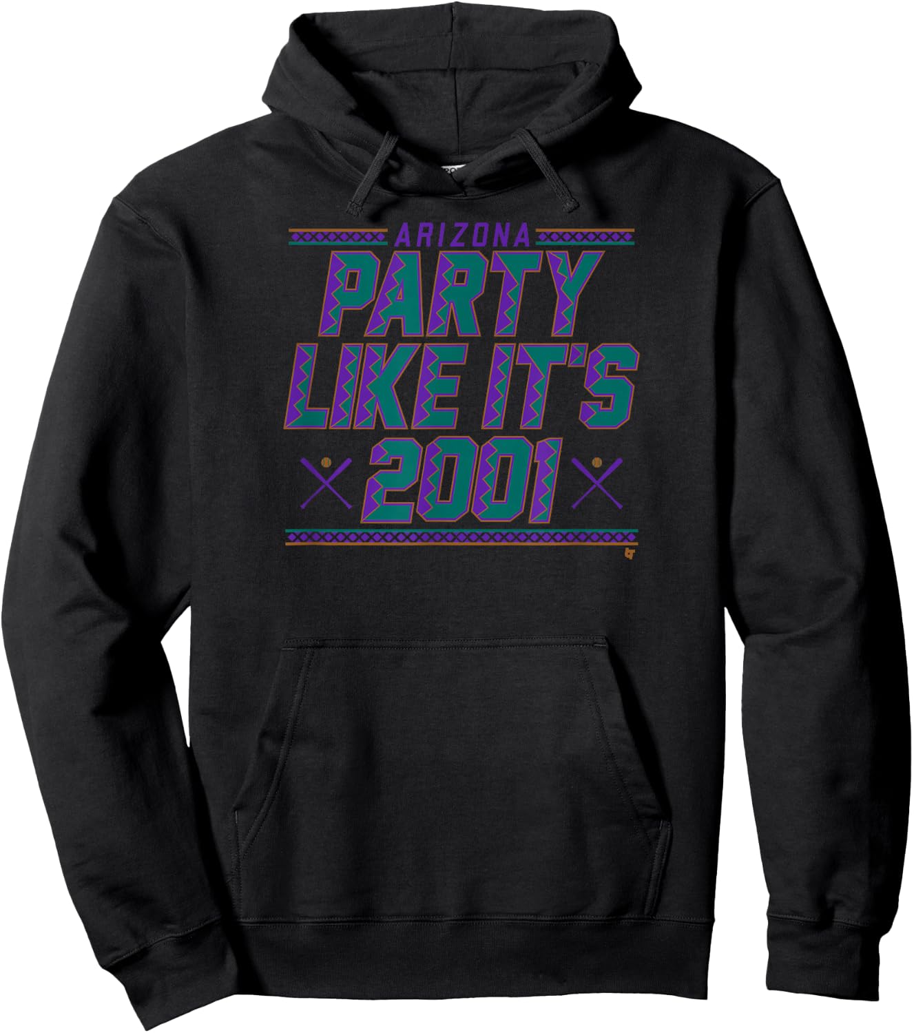 Party Like It's 2001 - Arizona Baseball Hoodie - Hoodie | Black