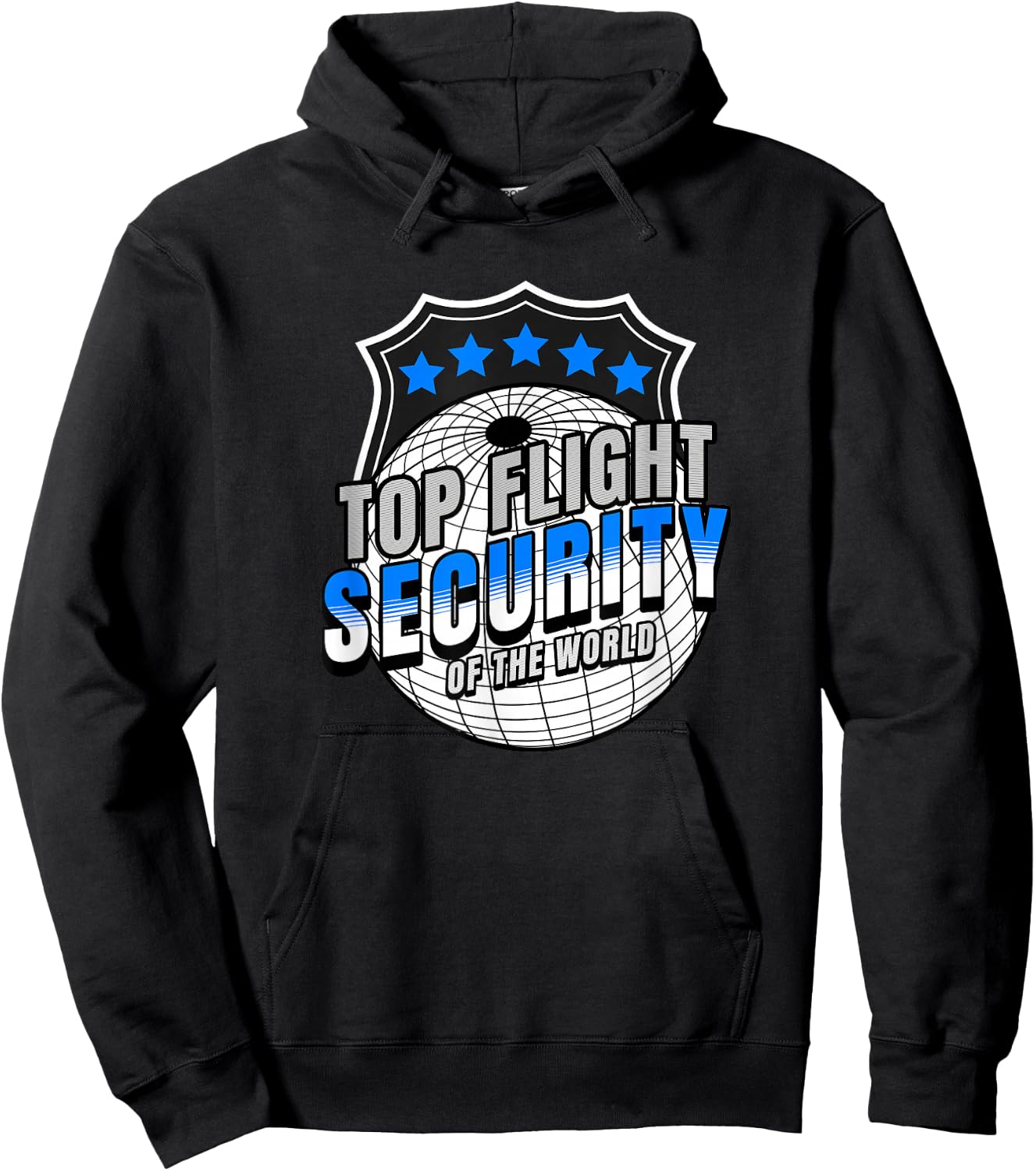 Top Flight Security Shirt Friday T Shirt Security T Shirt Hoodie - Hoodie | Black