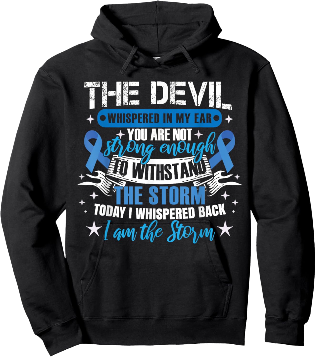 Colon Cancer Warrior Hoodie - Hoodie | Black