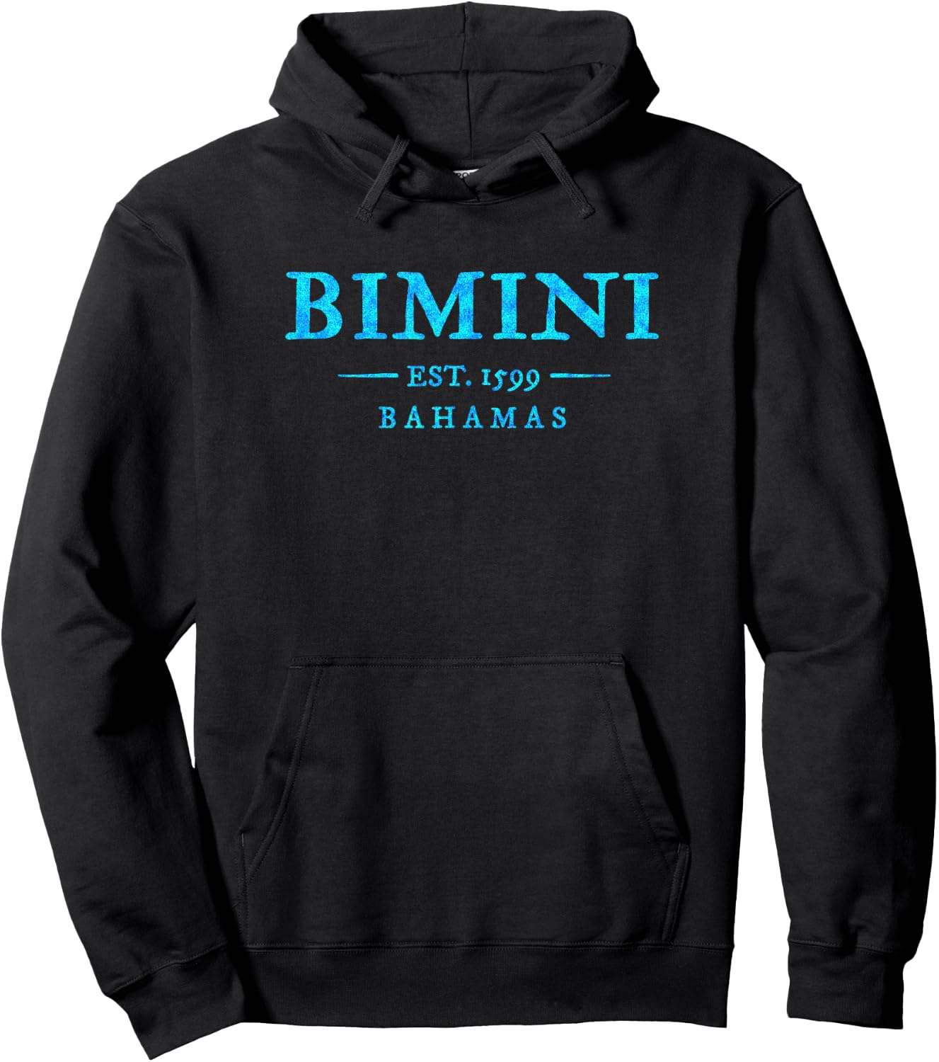 Bimini Bahamas Colorful Throwback Souvenir Hoodie - Hoodie | Black