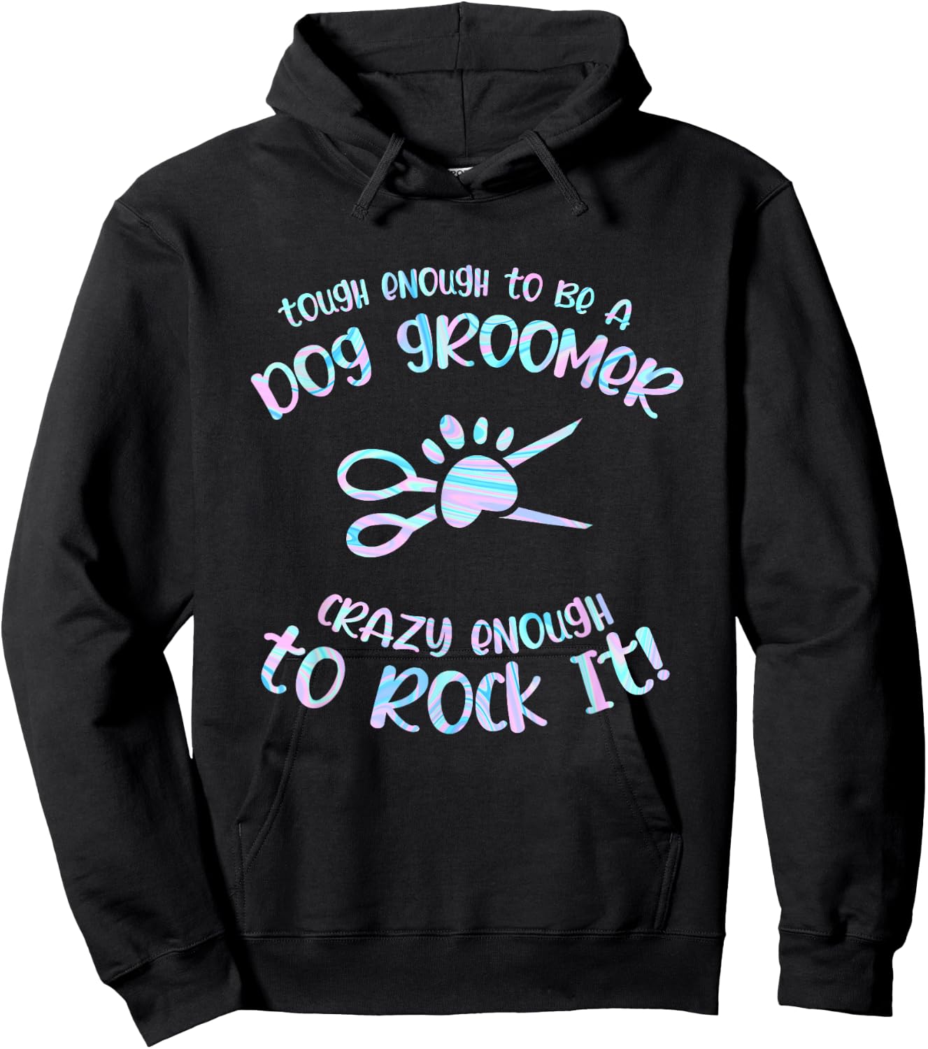 Crazy Groomer Dog Pet Grooming Puppy Puppies Dog Owner Hoodie - Hoodie | Black