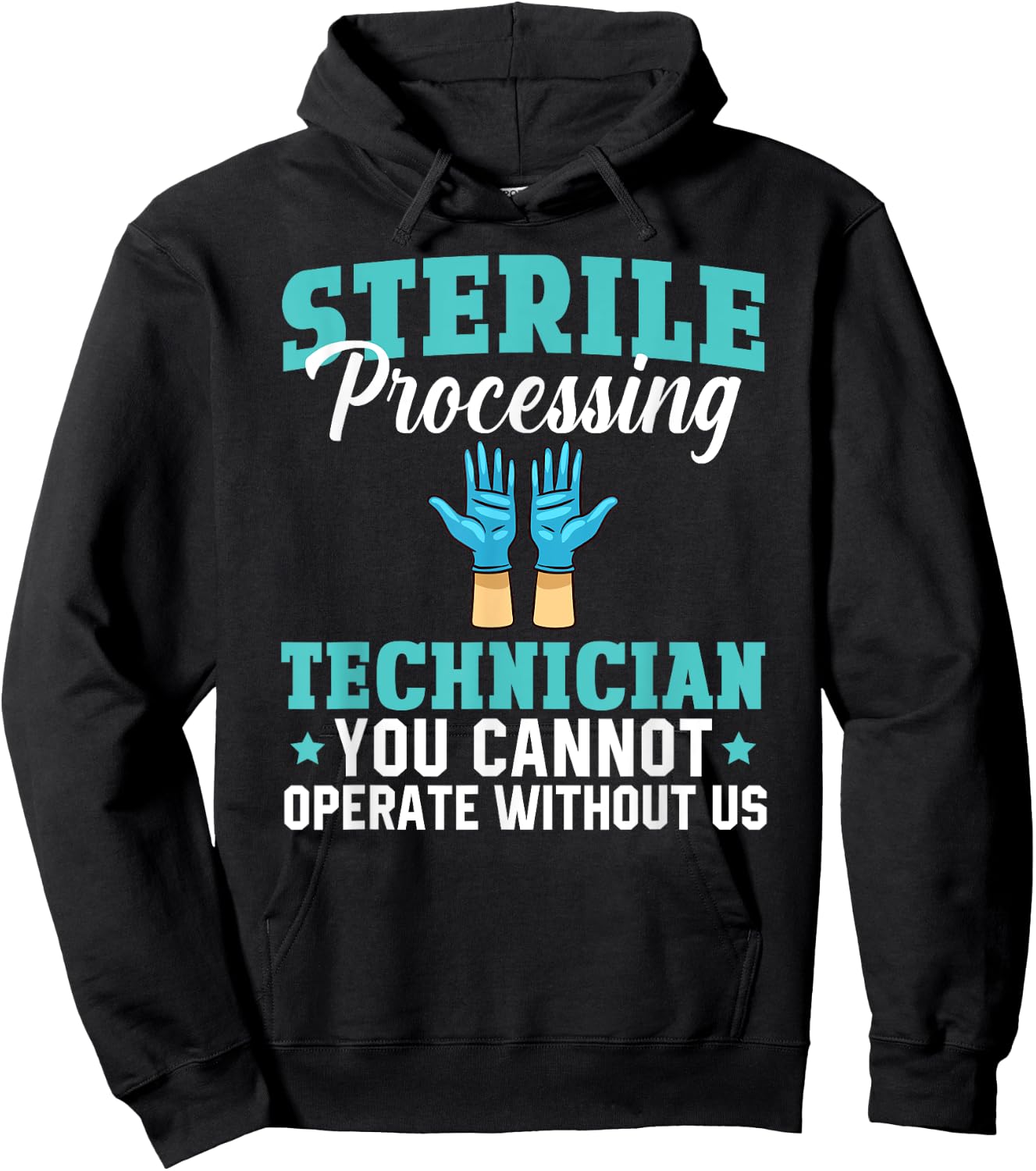 Sterile Processing Technician Instruments Tech Certification Hoodie - Hoodie | Black