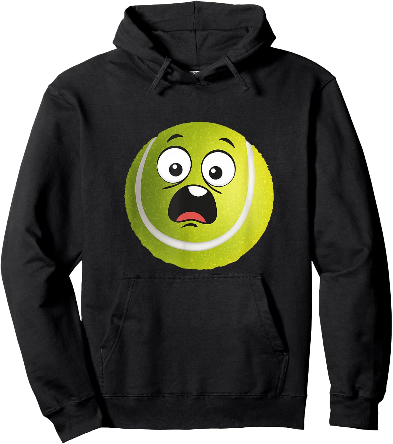 Sad Tennis Ball - Racket Sports Tournament Hoodie - Hoodie | Black