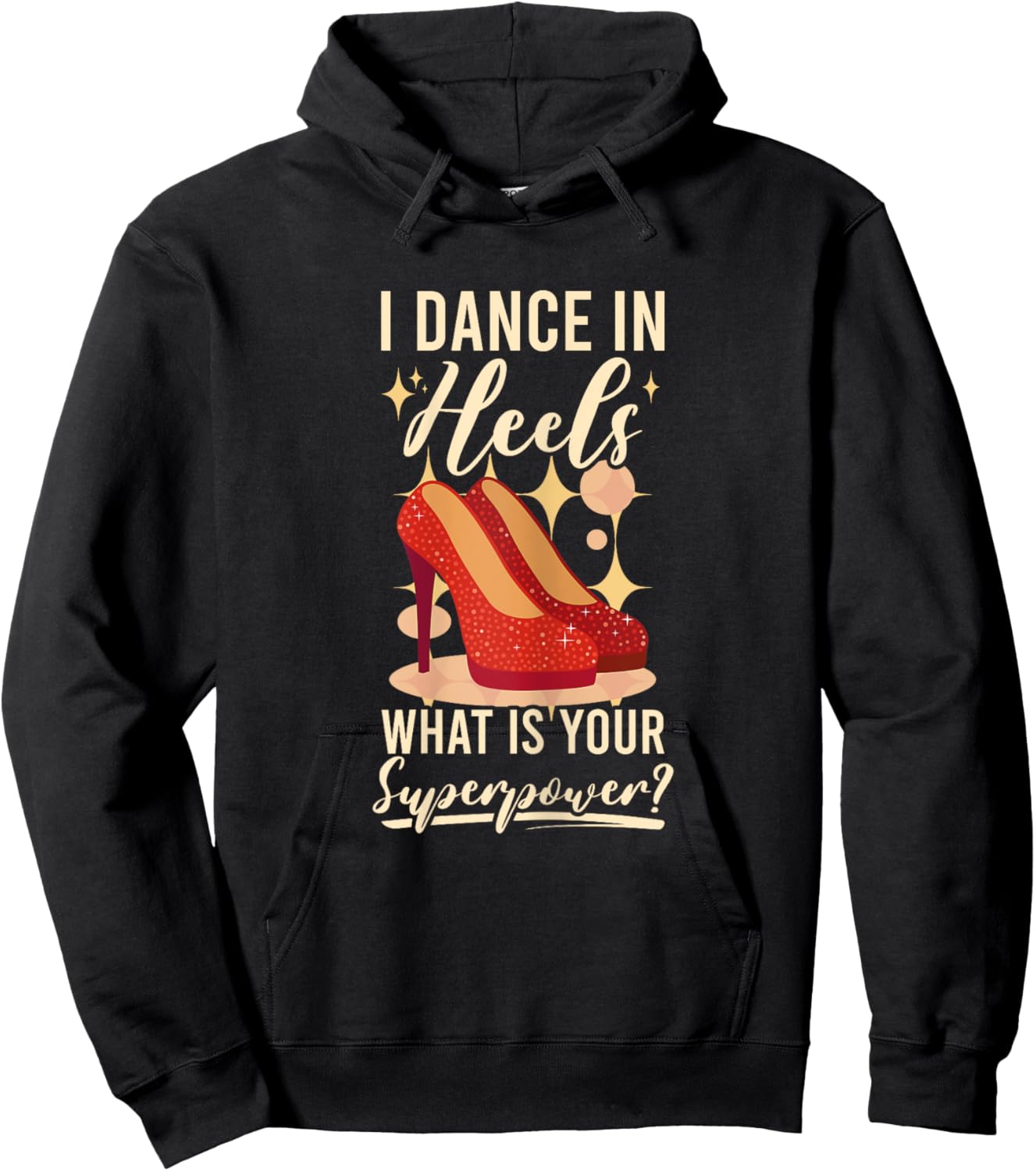 I Dance In Heels Duet Dancer Ballroom Dancing Hoodie - Hoodie | Black