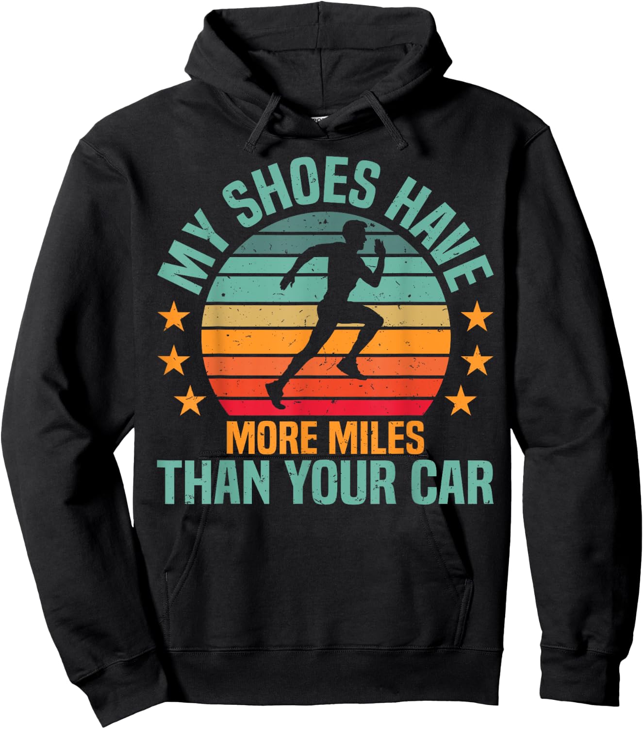Runner, funny running, jogging Hoodie - Hoodie | Black