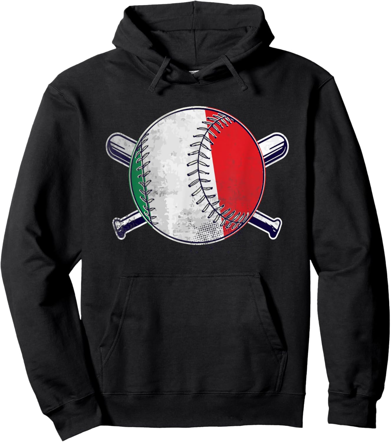 Italian Baseball Sport Italy Baseball Hoodie - Hoodie | Black
