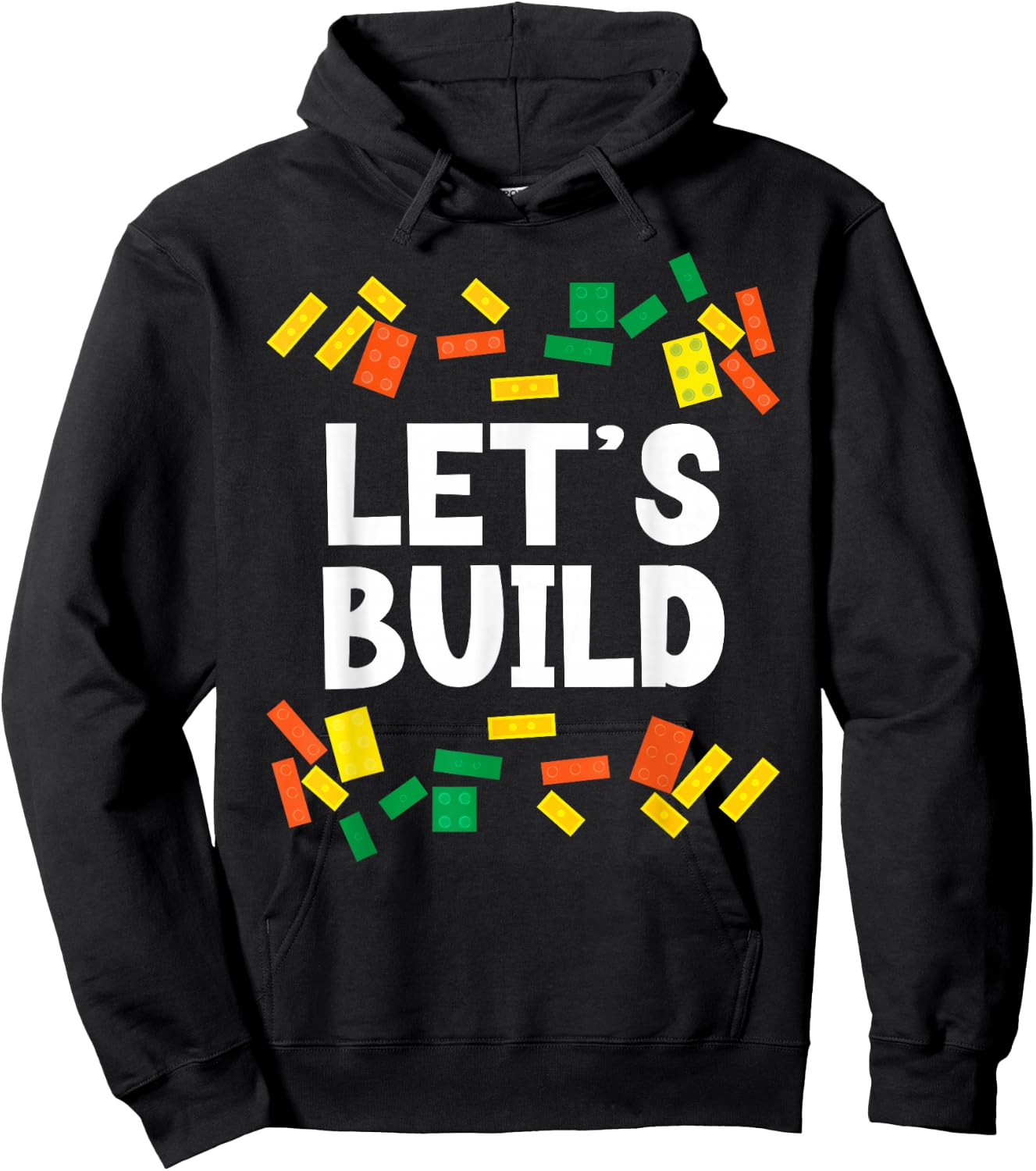 Master Builder Bricks Blocks Play Toys Hoodie - Hoodie | Black
