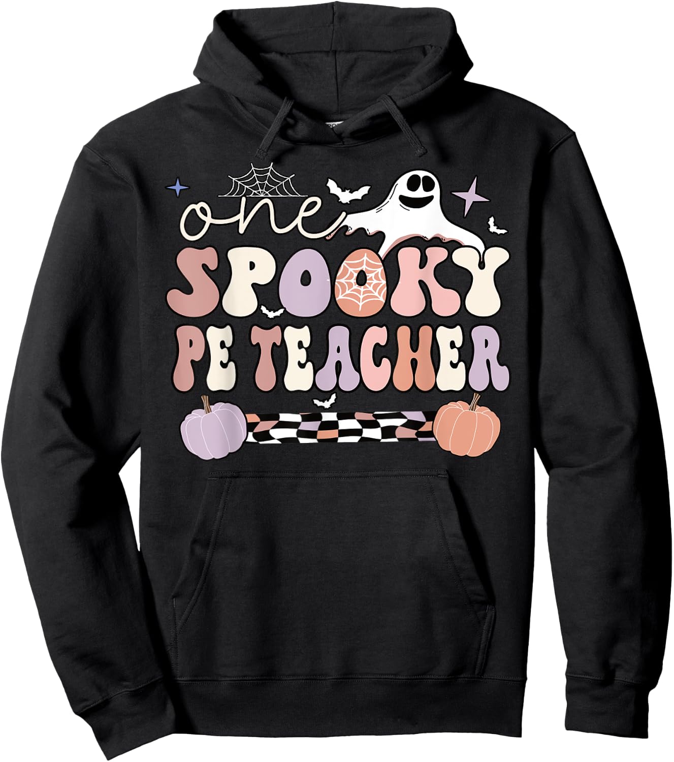 Spooky PE Teacher Halloween Physical Education Teacher Men Women Hoodie - Hoodie | Black