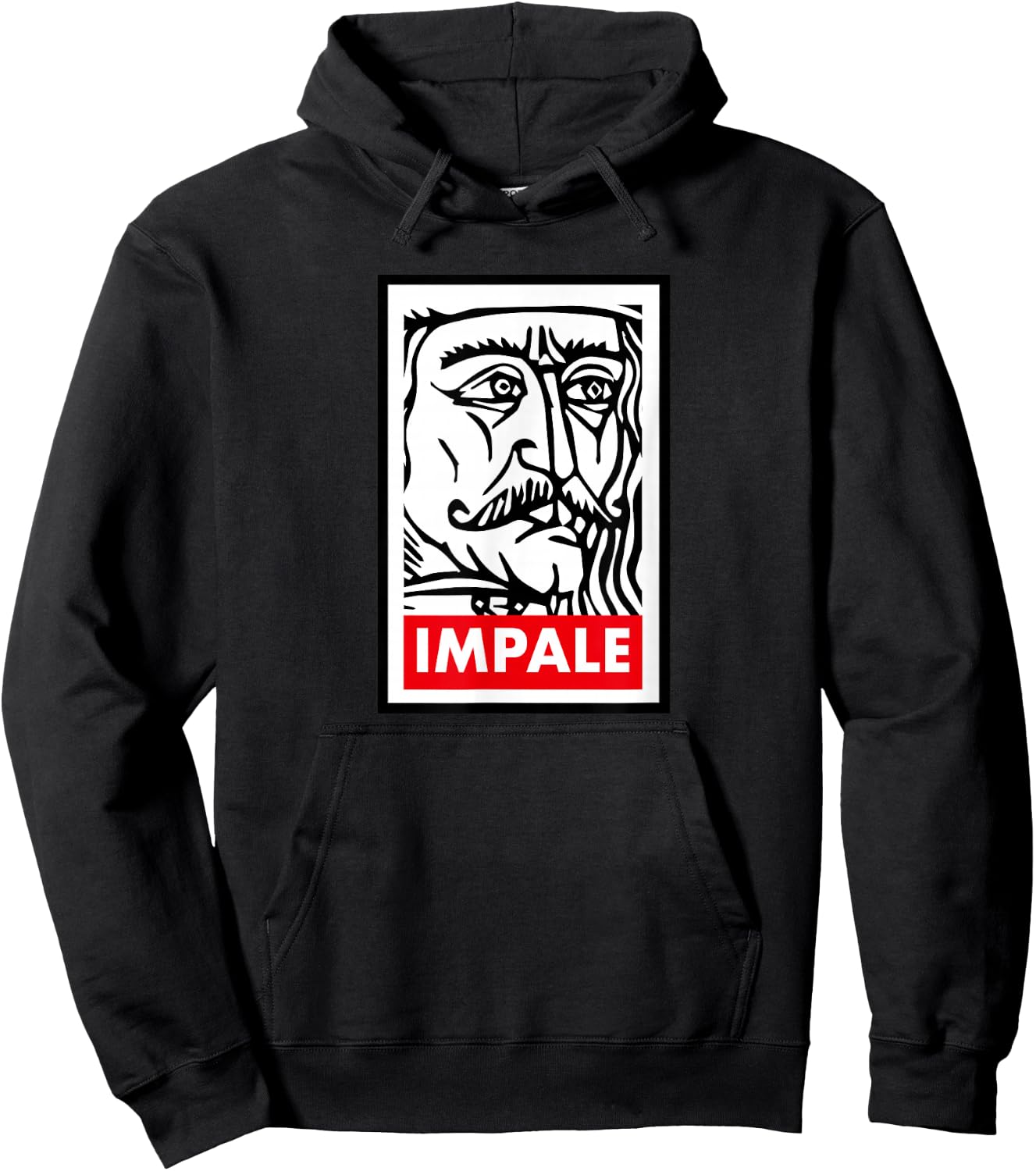 Vlad The Impaler Impale Gothic Grunge Occult Vampire Hoodie - Hoodie | Black