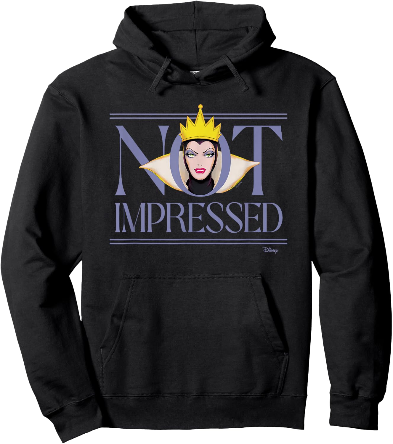 Disney Villains - Evil Queen Not Impressed Hoodie - Hoodie | Black