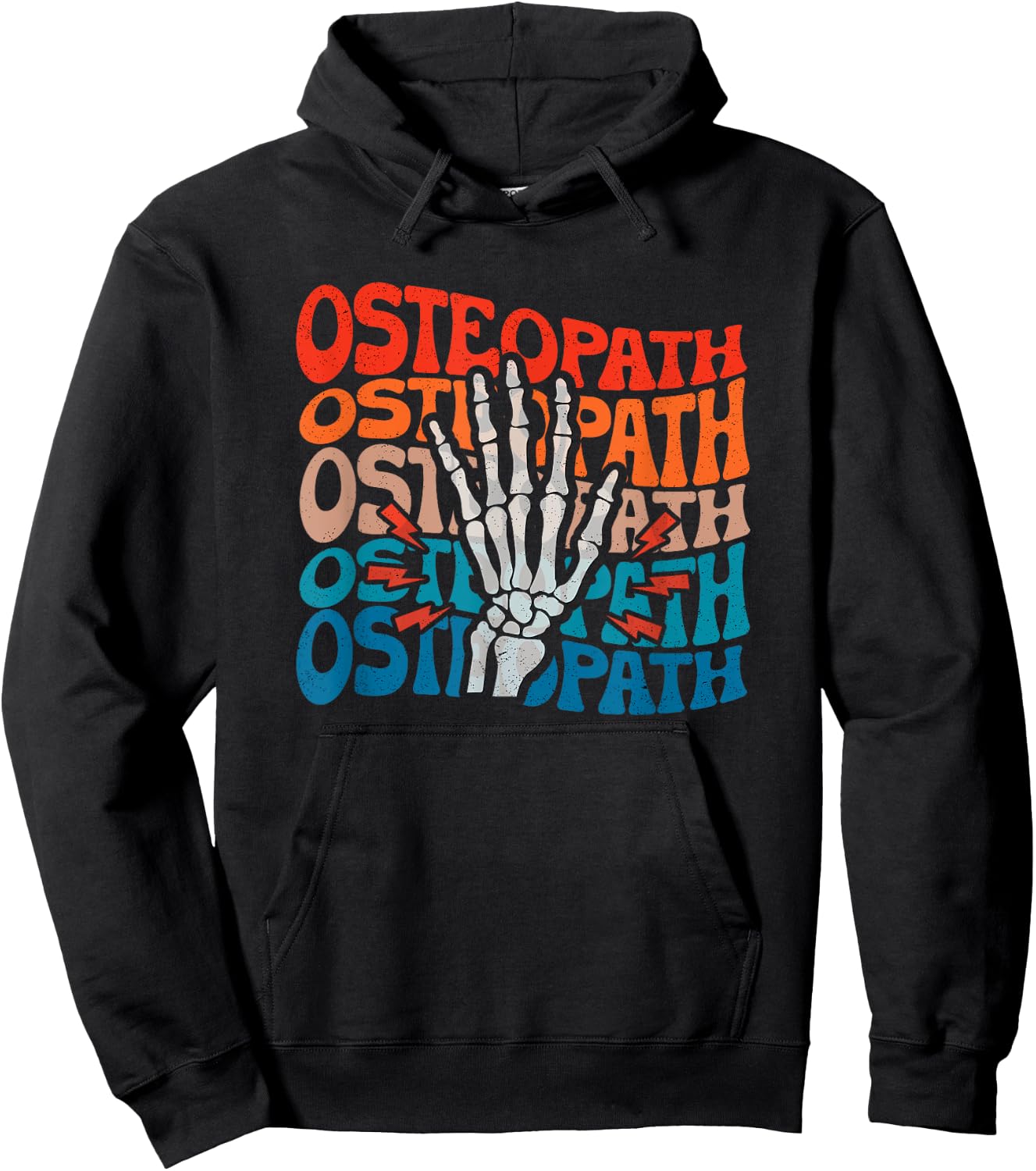 Osteopath Repeat Osteopathy Osteopathic Medicine Do Doctor Hoodie - Hoodie | Black