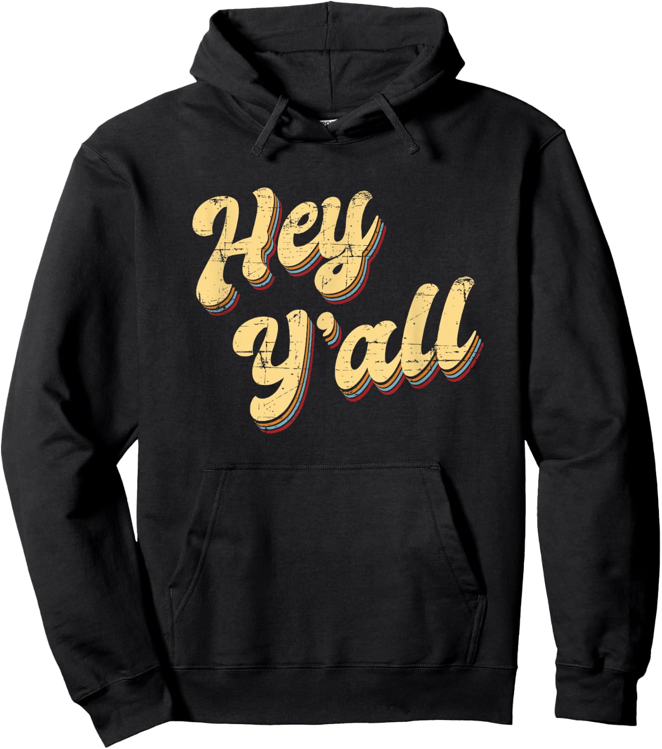 Funny Texas Hey Y’All Yall Sassy Texan Southern South Hoodie - Hoodie | Black