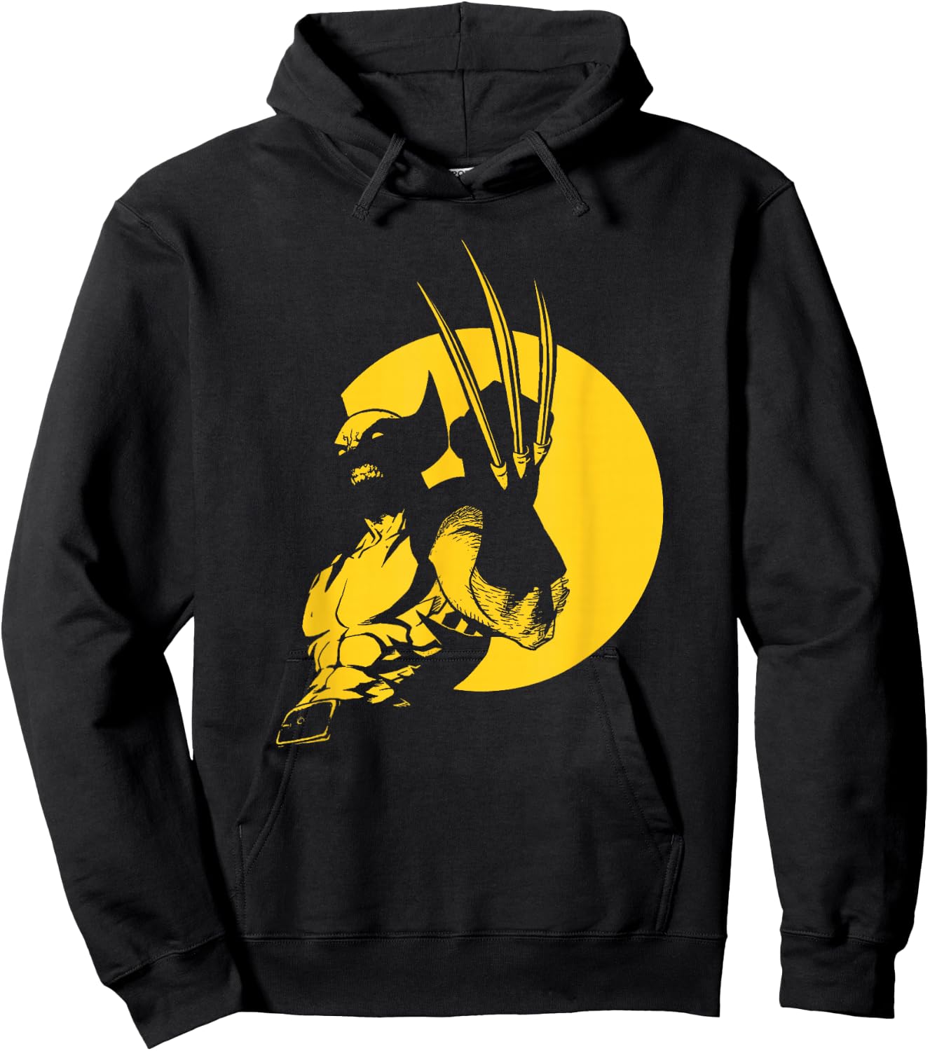 Marvel Wolverine Classic Logan X-Men Silhouette Poster Hoodie - Hoodie | Black