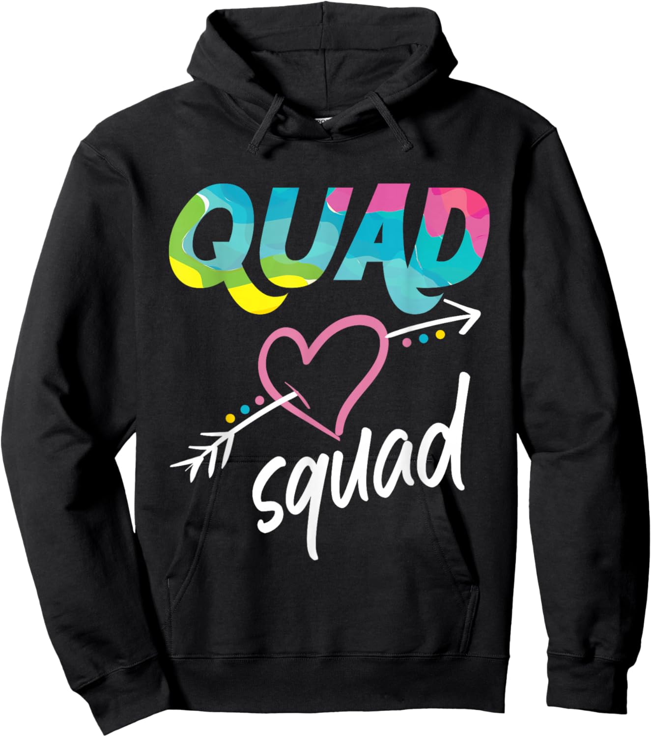 Quad Squad, ATV Four Wheeler Quad Bike Women Hoodie - Hoodie | Black