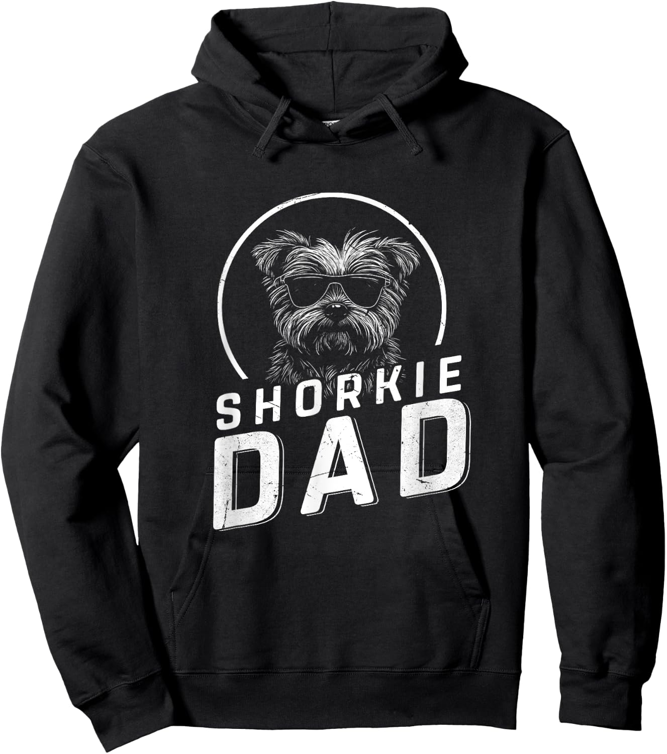 Shorkie Dad Dog Owner Gifts Men Funny Dog Dad Father's Day Hoodie - Hoodie | Black