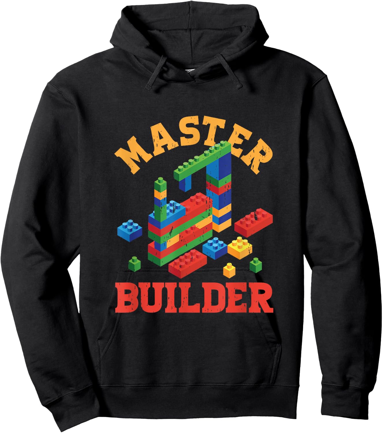 Master Builder Block Building Master Brick Builder Hoodie - Hoodie | Black