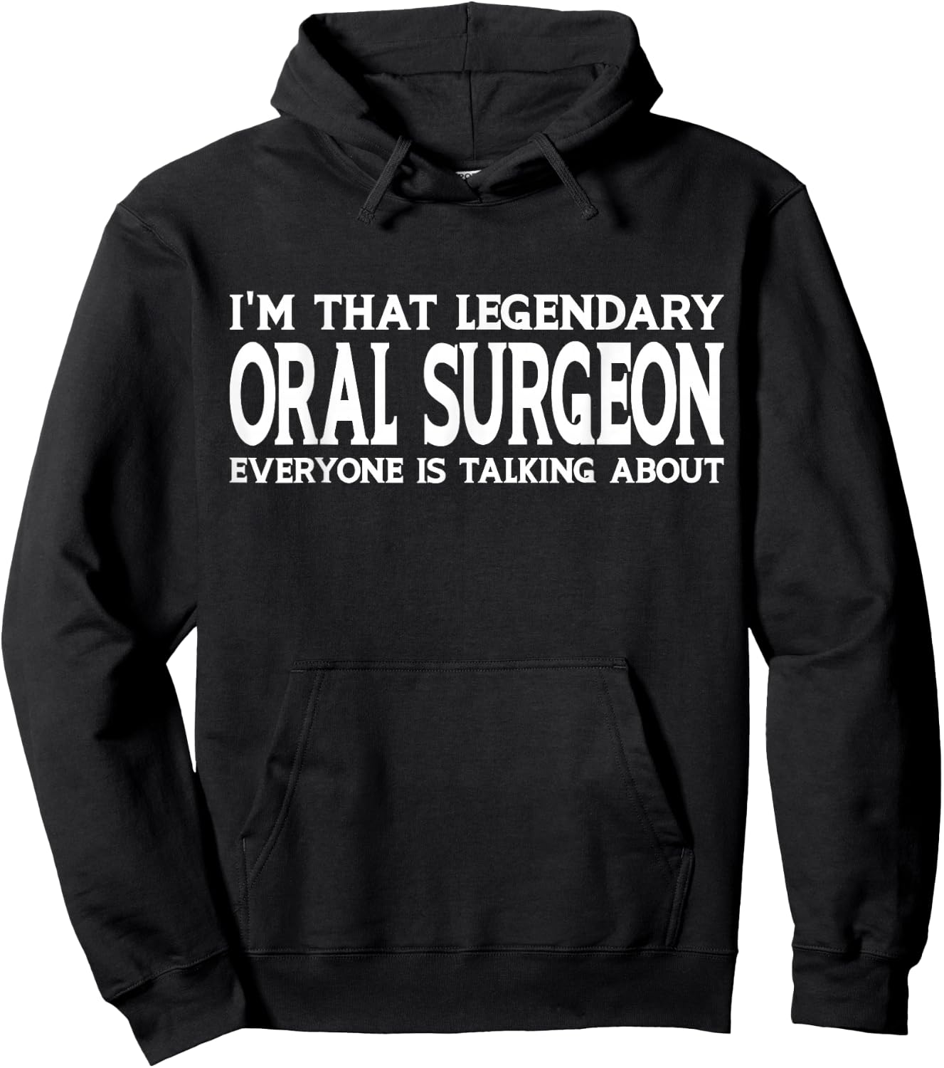 Oral Surgeon Job Title Employee Funny Worker Oral Surgeon Hoodie - Hoodie | Black
