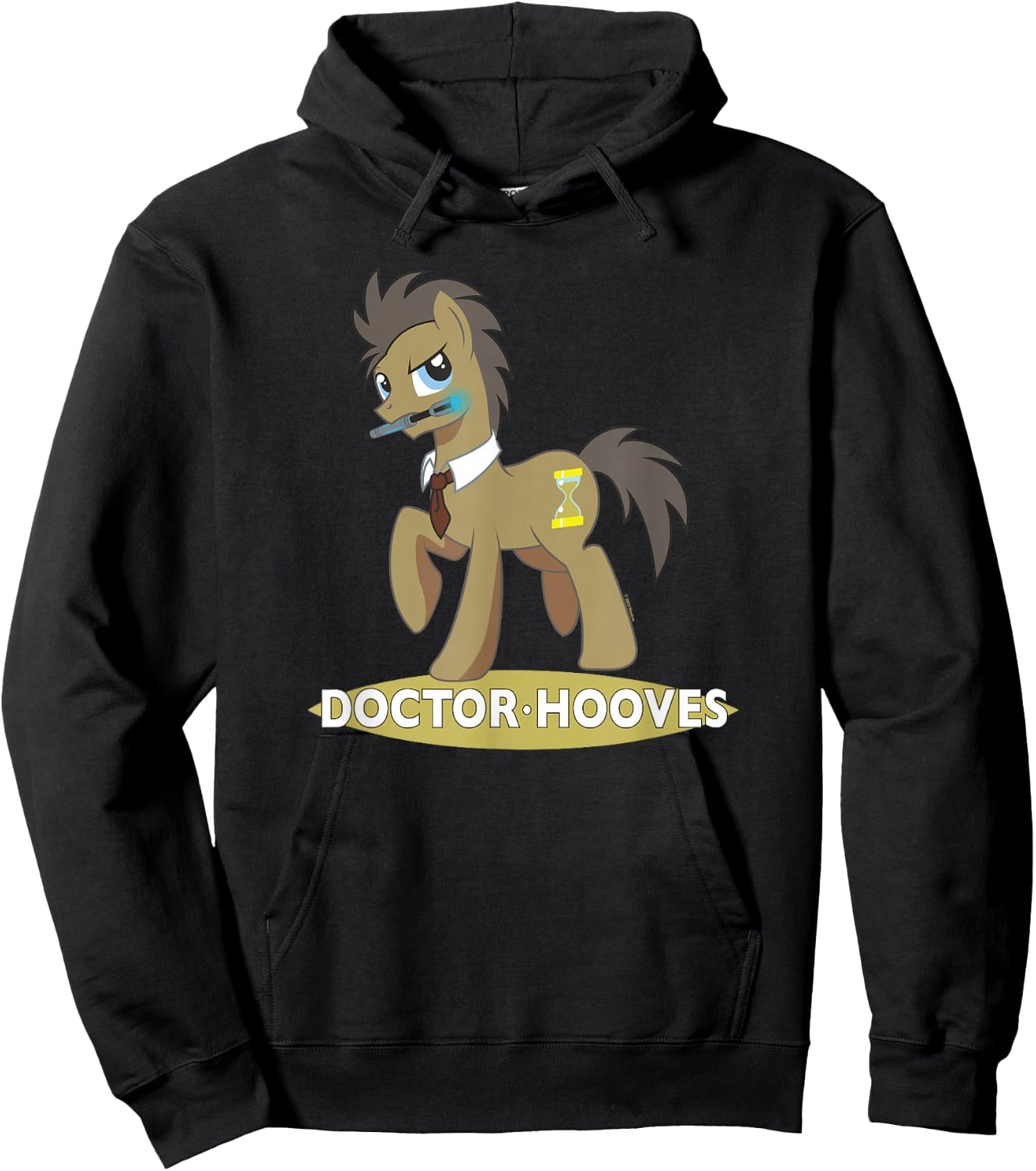 My Little Pony: Friendship Is Magic Doctor Hooves Logo Hoodie - Hoodie | Black