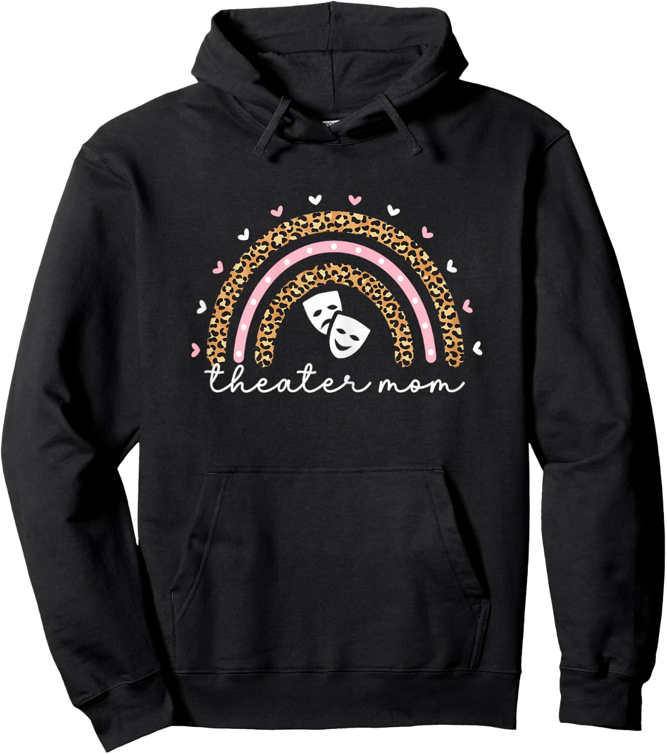 Theatre Mom Rainbow Actor Musical Theater Drama Hoodie - Hoodie | Black