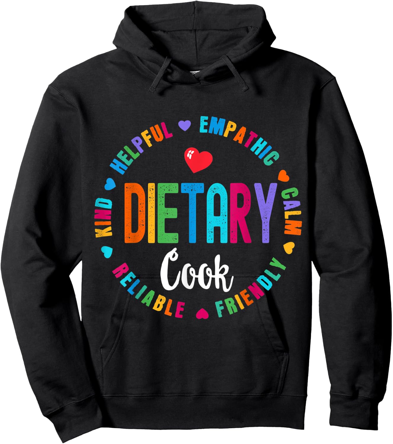 Dietary Cook Appreciation Week healthcare Dietitian Squad Hoodie - Hoodie | Black