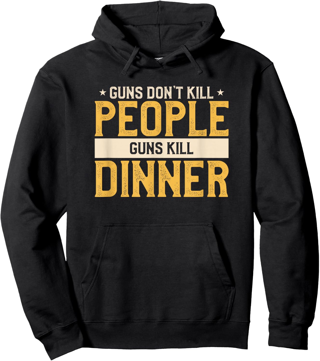 Guns Don't Kill People Funny Hunt Hunting Quote For A Hunter Hoodie - Hoodie | Black