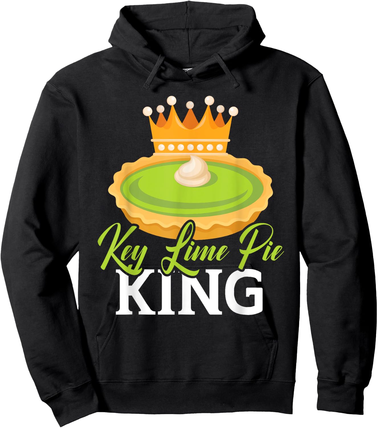 Key Lime Pie King Florida Dessert Key Lime Pie Baker Hoodie - Hoodie | Black