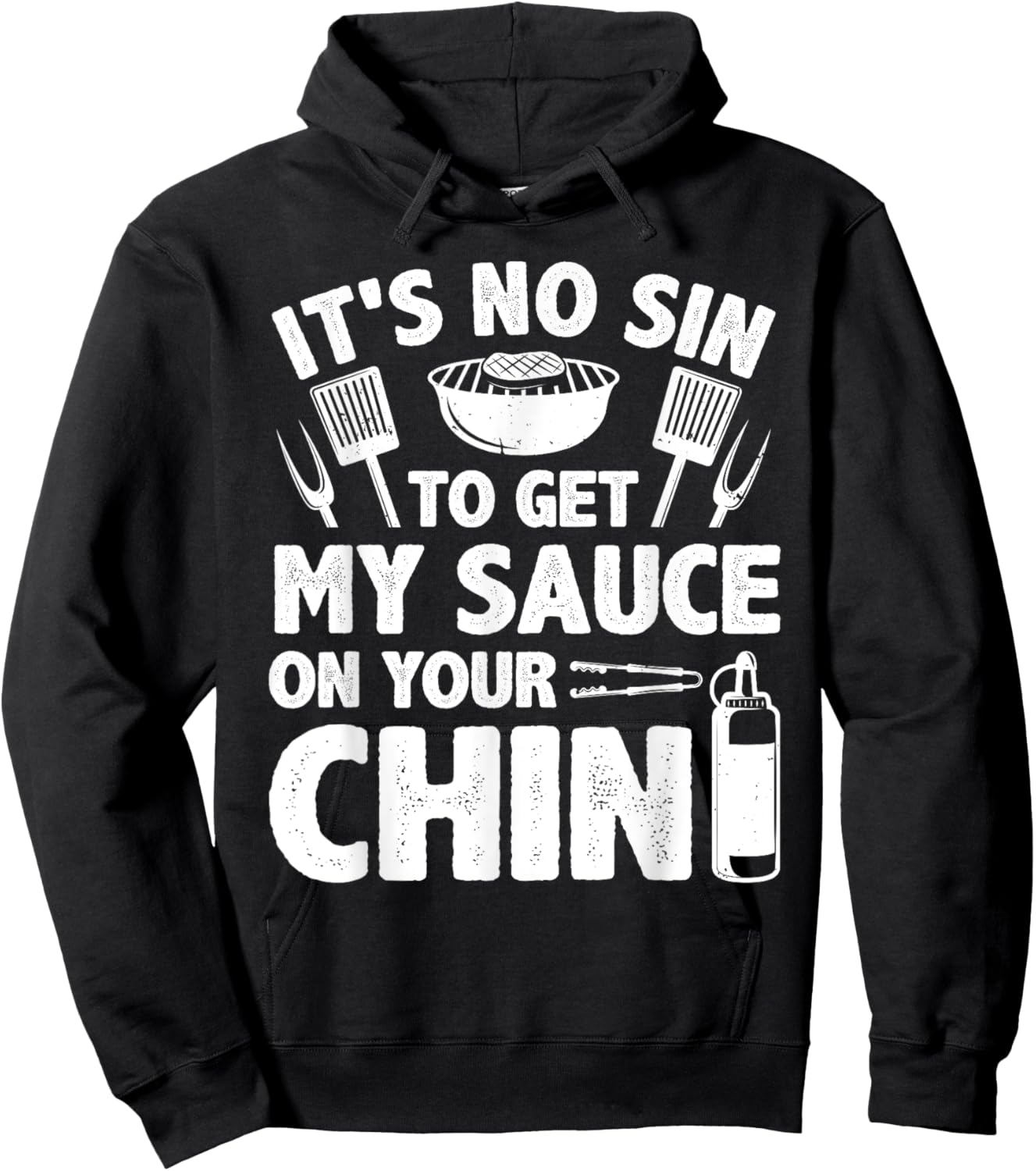 Funny BBQ Women BBQ Barbeque Smoking Barbecue Sauce Hoodie - Hoodie | Black