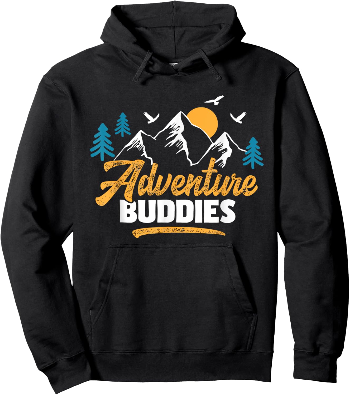 Adventure Buddies - Travel Buddy Traveler Traveling Hoodie - Hoodie | Black