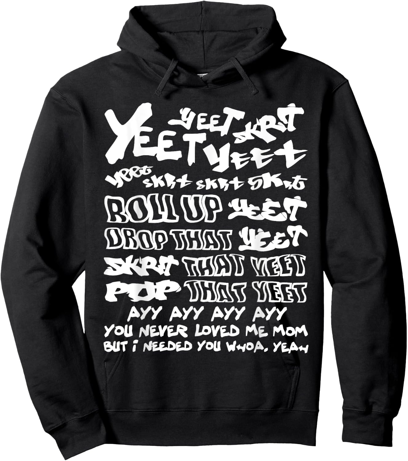 You Never Loved Me Mom Apparel Hoodie - Hoodie | Black