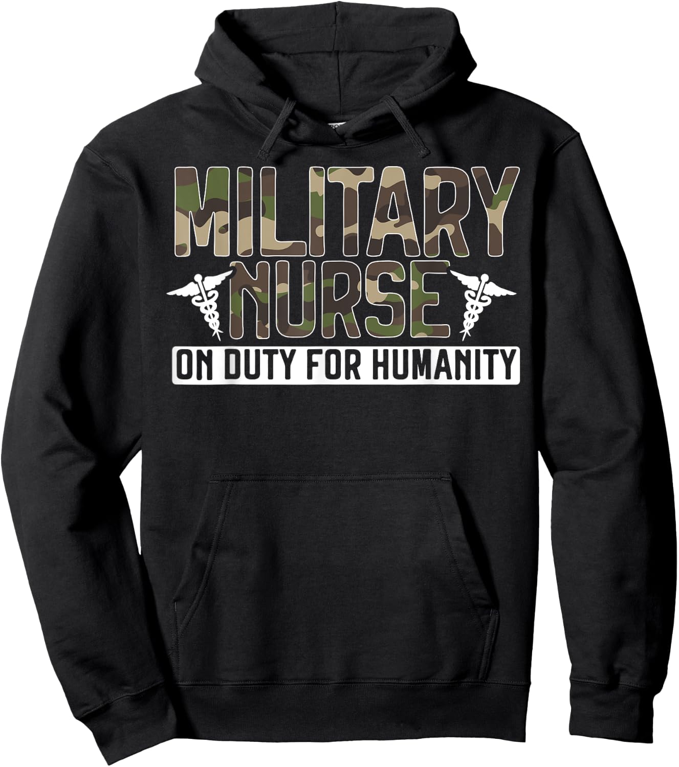 Military Nurse Registered Nurse Nursing Army Soldier Hoodie - Hoodie | Black