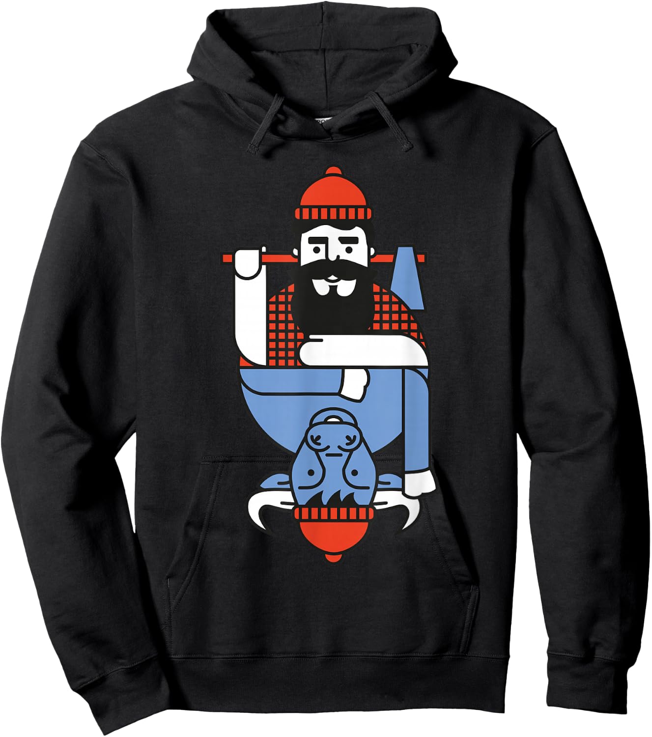 Minnesota Paul Babe Vintage Hoodie - Hoodie | Black