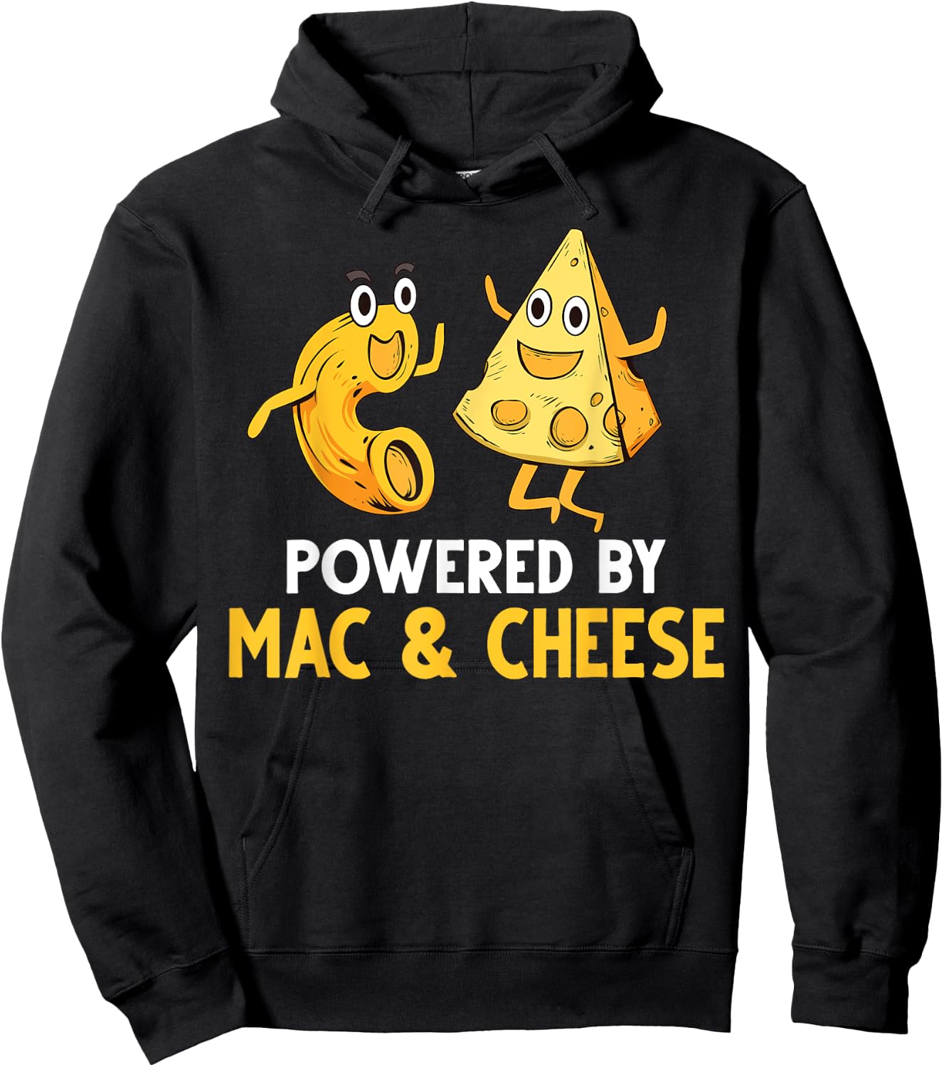Funny Mac And Cheese Gift Kids Men Women Macaroni Cheese Hoodie - Hoodie | Black