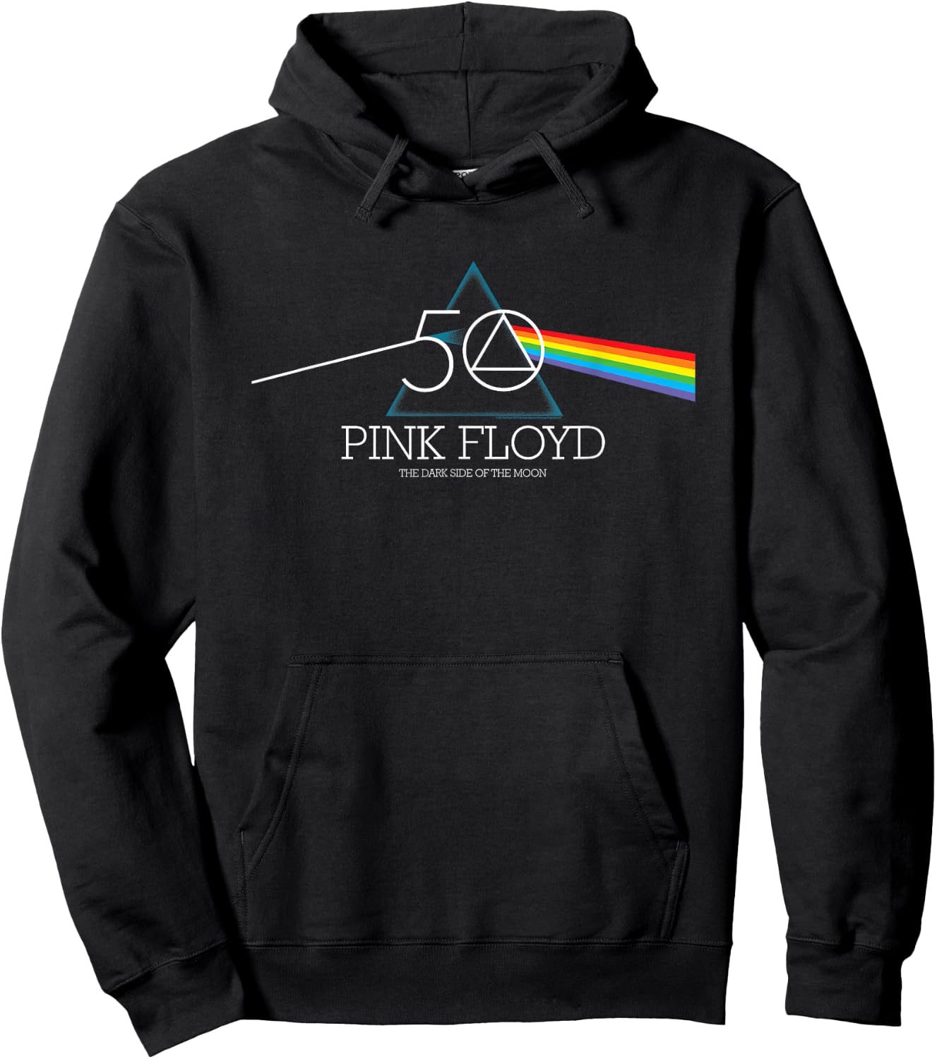 Pink Floyd The Dark Side of The Moon 50th Anniversary Prism Hoodie - Hoodie | Black