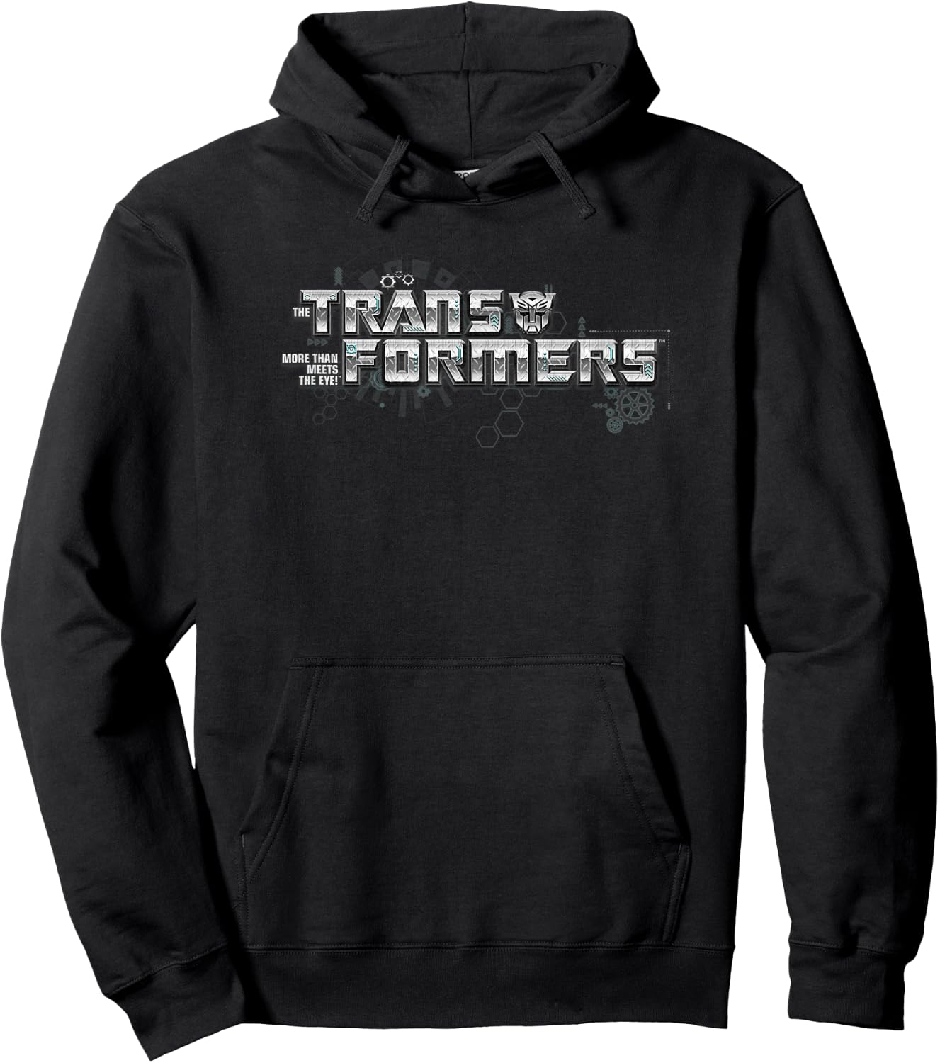 Transformers Generations More Than Meets The Eye! Title Logo Hoodie - Hoodie | Black