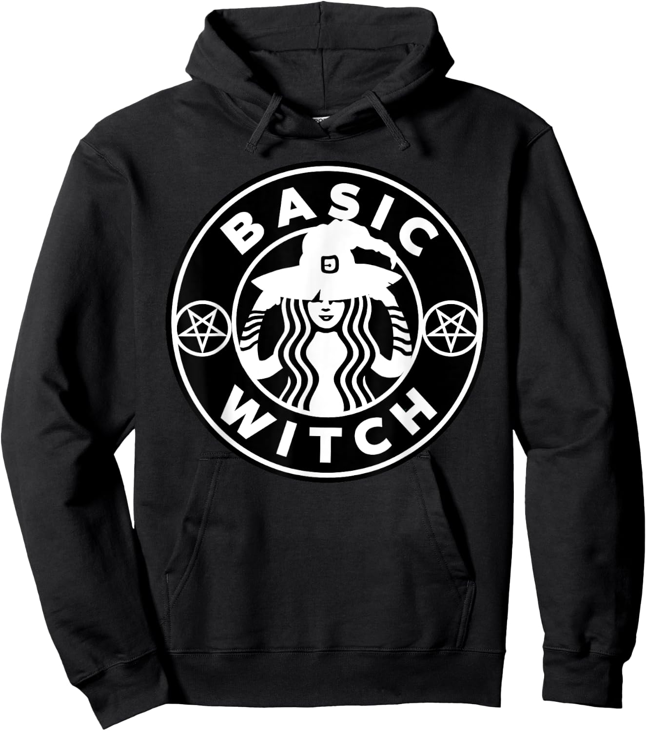 Basic Witch funny Halloween Basic Witch Hoodie - Hoodie | Black