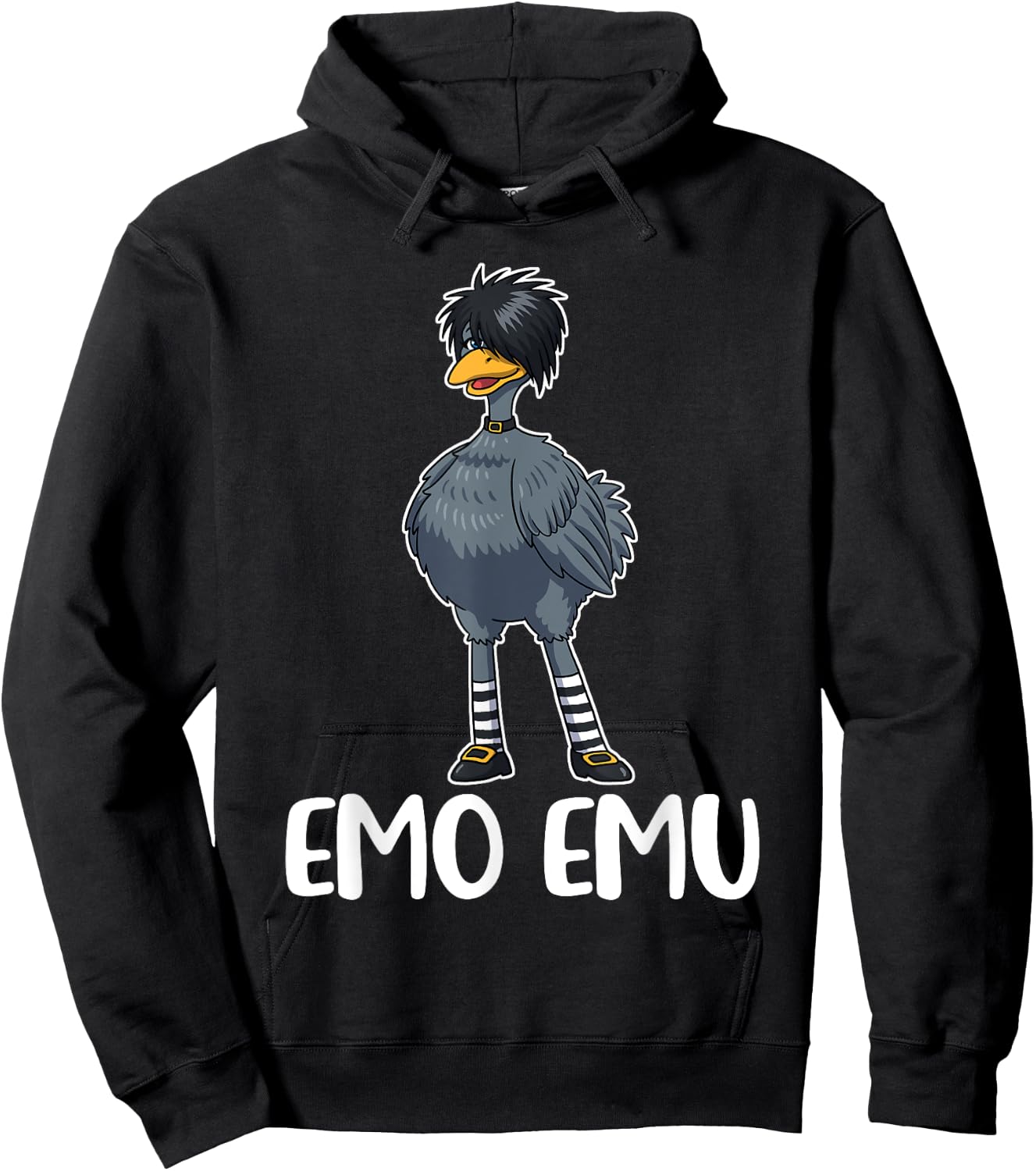 Emo Emu Hoodie - Hoodie | Black