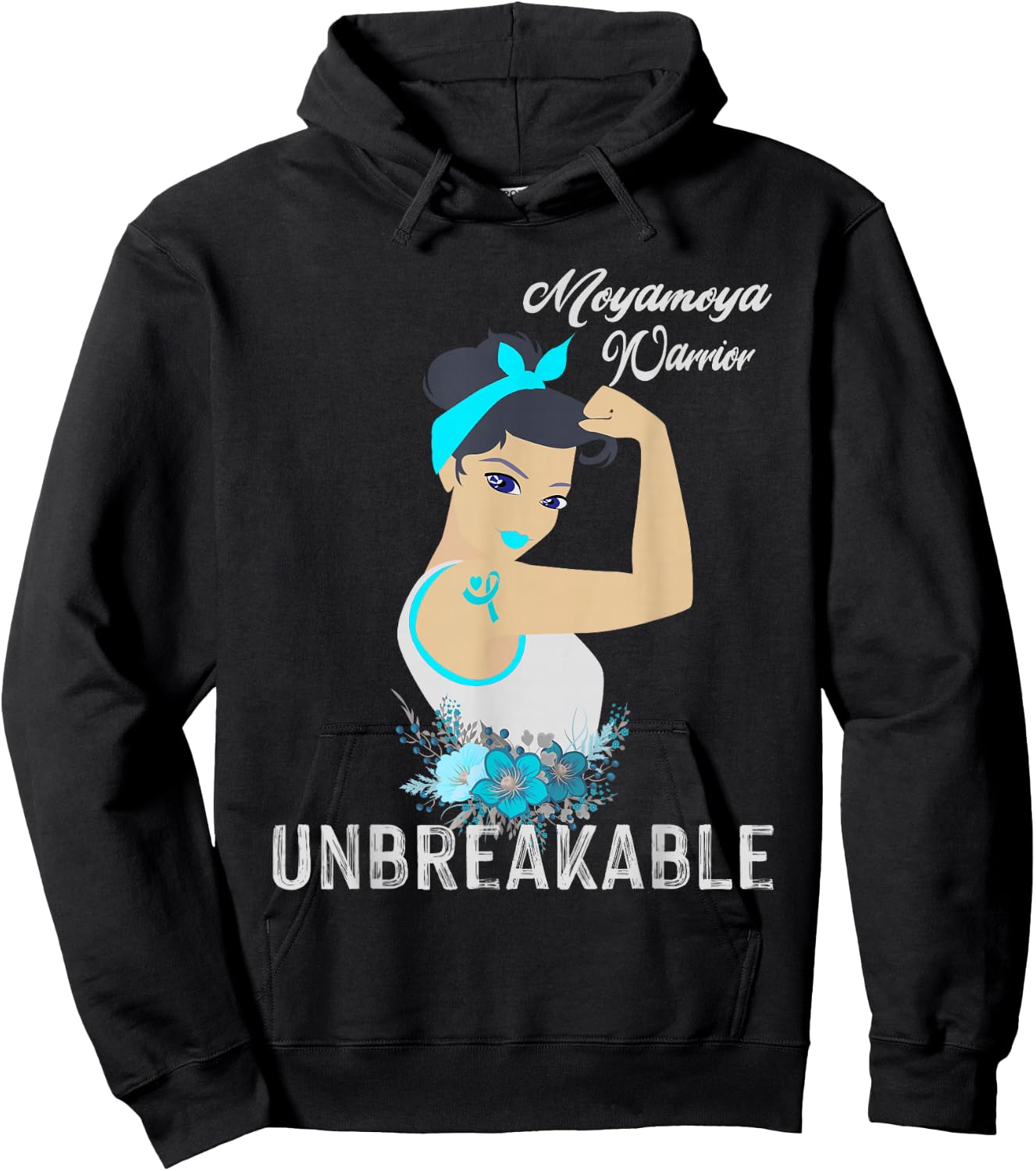 Moyamoya Awareness Unbreakable Hoodie - Hoodie | Black