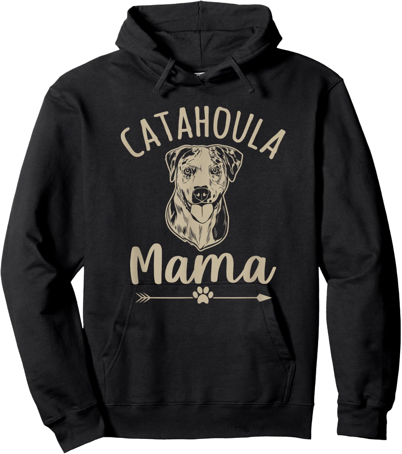 Catahoula Mama Cute Catahoula Leopard Dog Lover Hoodie - Hoodie | Black
