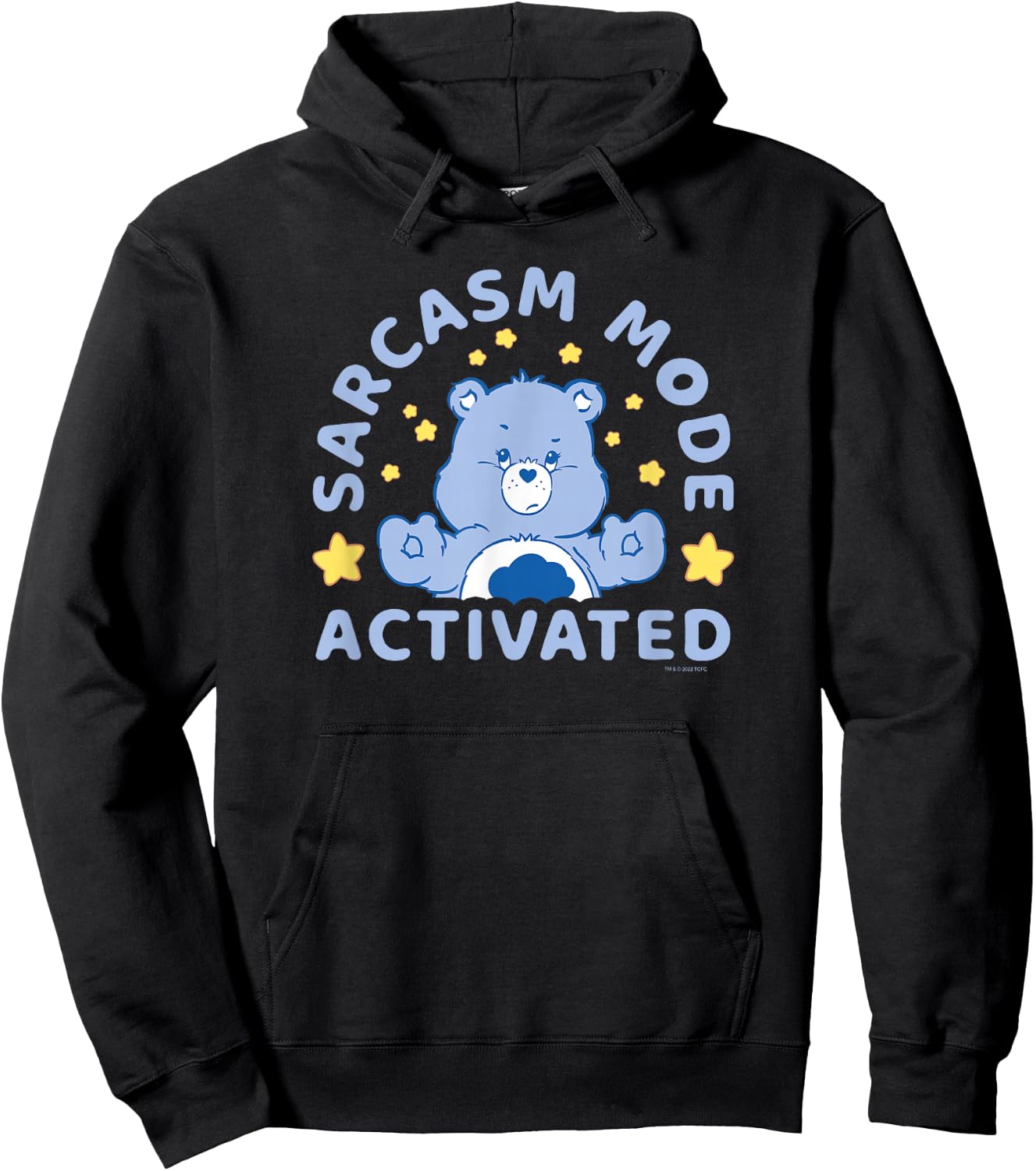 Care Bears Sarcasm Mode Activated Grumpy Bear Vintage Hoodie - Hoodie | Black