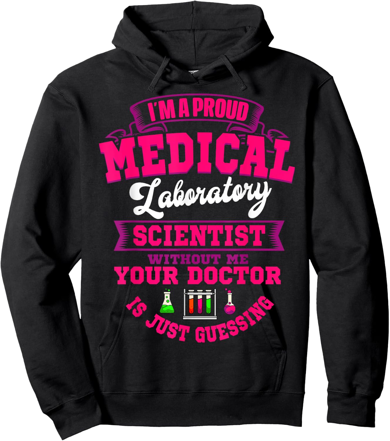 Medical Laboratory Scientist Clinical Technician MLS CLS Hoodie - Hoodie | Black