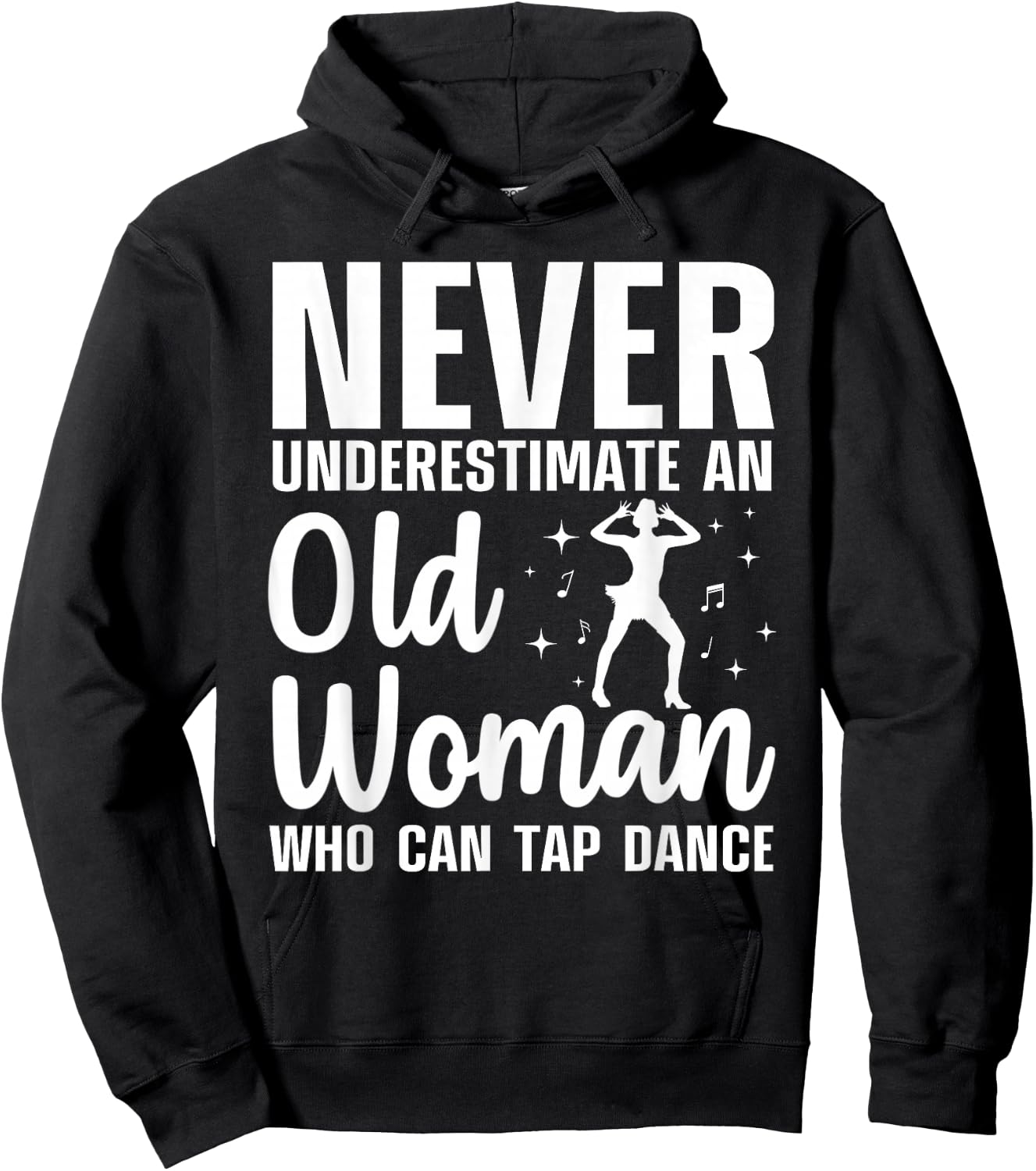 Funny Tap Dancing Art Grandma Girls Tap Dancers Hoodie - Hoodie | Black