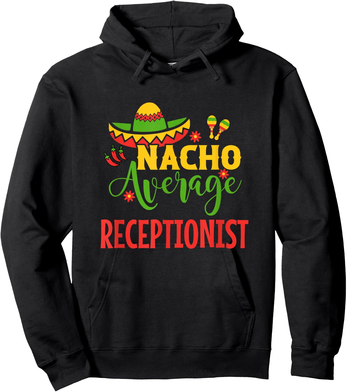 Receptionist Front Desk Office Vet Medical Hoodie - Hoodie | Black