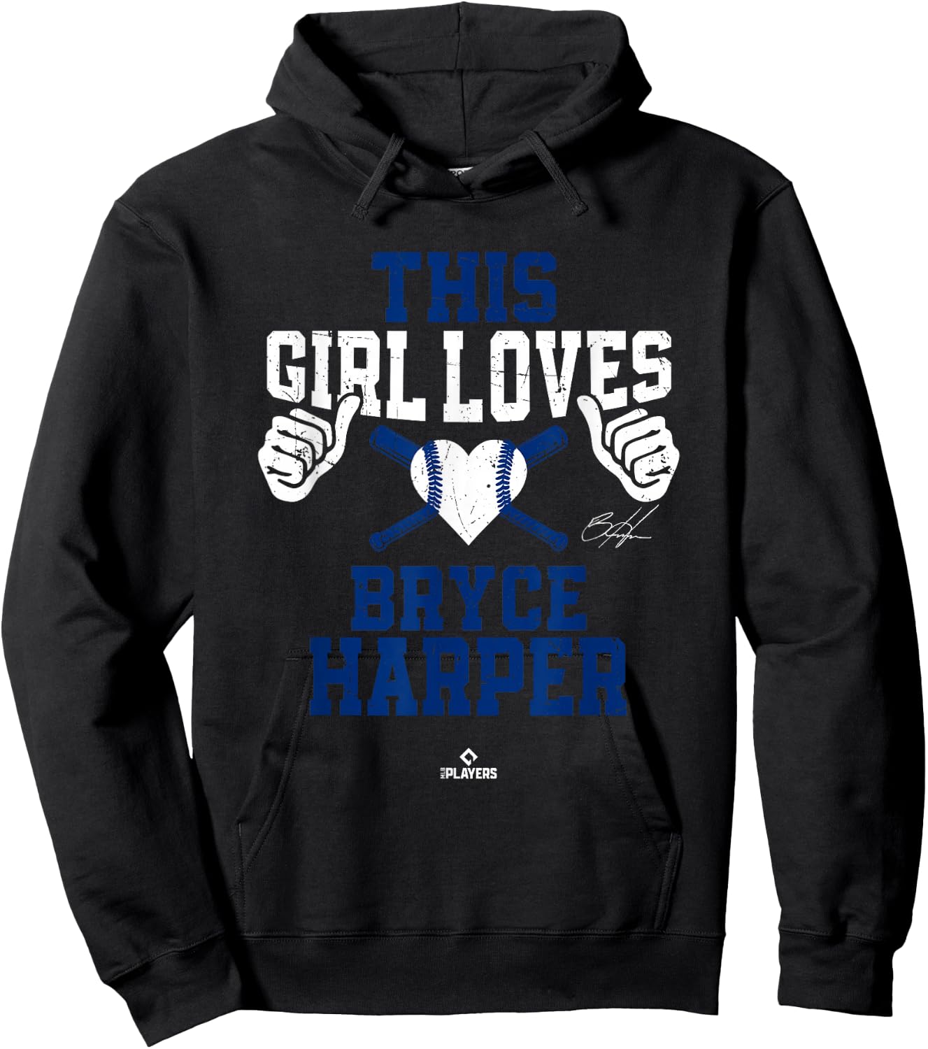 This Girl Loves Bryce Harper Bryce Harper Philadelphia MLBPA Hoodie - Hoodie | Black
