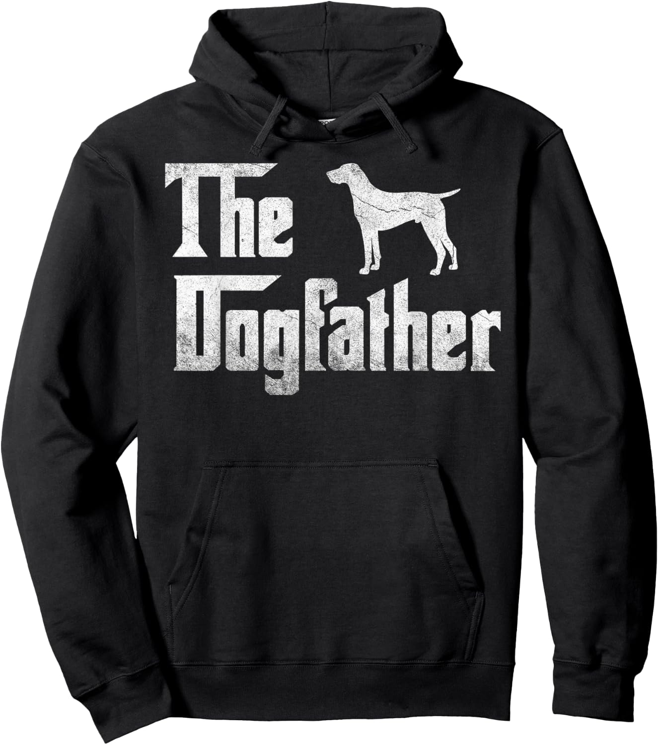 Pointers The Dogfather Funny Father Dog Lover Gift Men Hoodie - Hoodie | Black