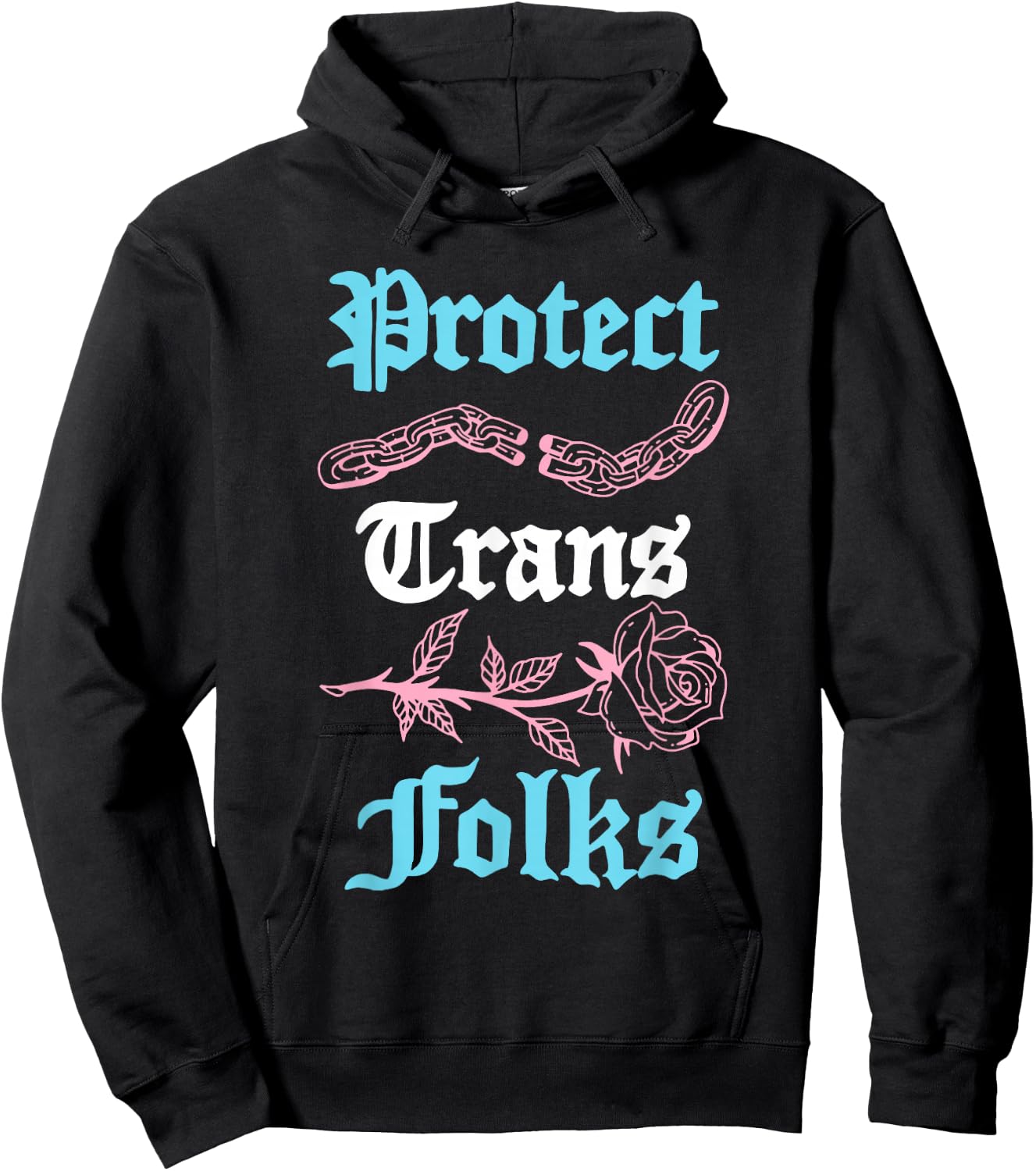 Protect Trans Folks Apparel Hoodie - Hoodie | Black