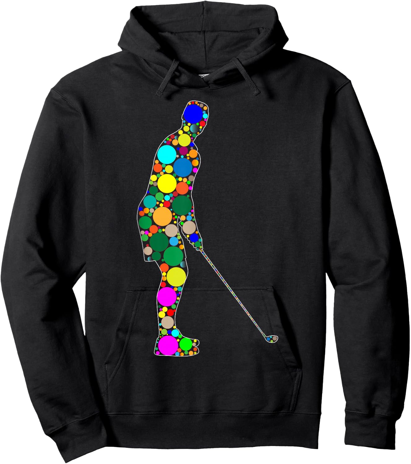 Funny Polka Dot Golf Lover September 15th Dot day kids Hoodie - Hoodie | Black