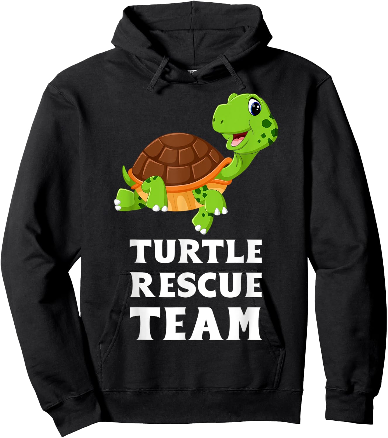 Turtle Rescue Team Cute Pet Tortoise Hoodie - Hoodie | Black